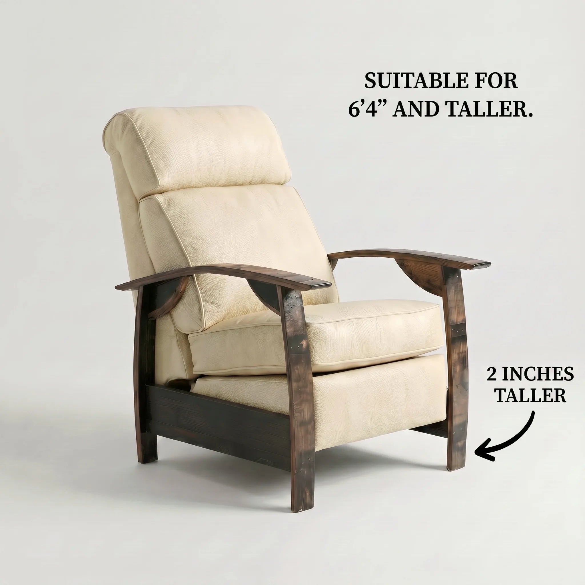 Bad Ass Recliners 01 Big And Tall French Vanilla Hero Angle Closed W Text Edit