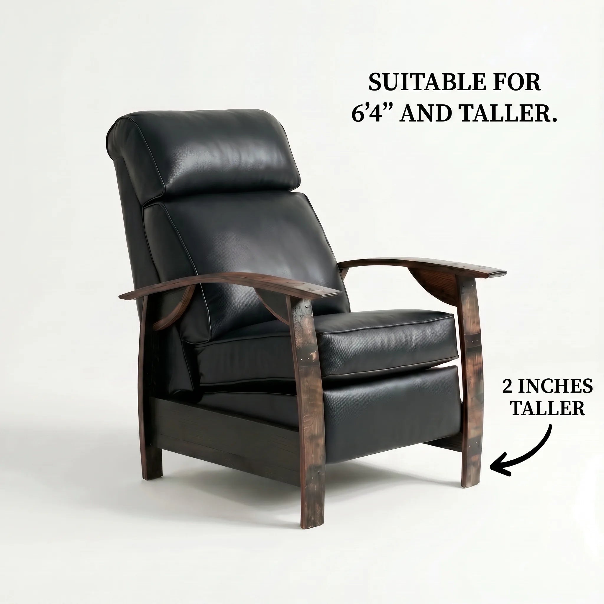 Bad Ass Recliners 01 Big And Tall Regent Black Hero Angle Closed W Text Edit