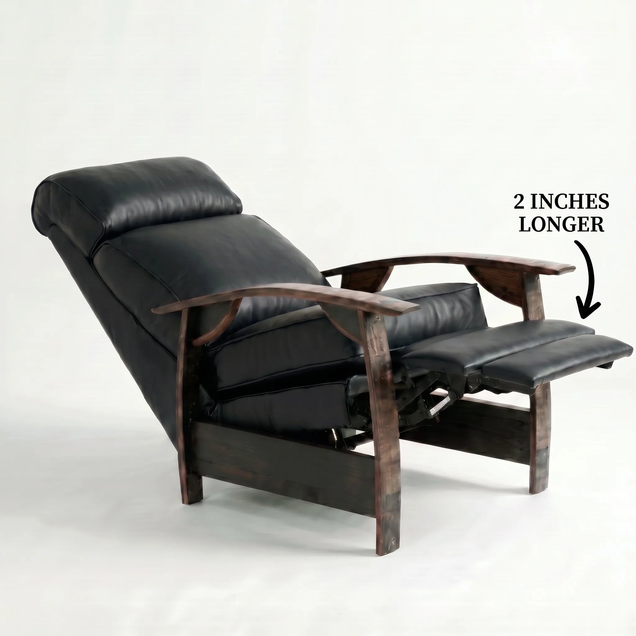 Bad Ass Recliners 02 Big And Tall Regent Black Hero Angle Reclined W Text Edit