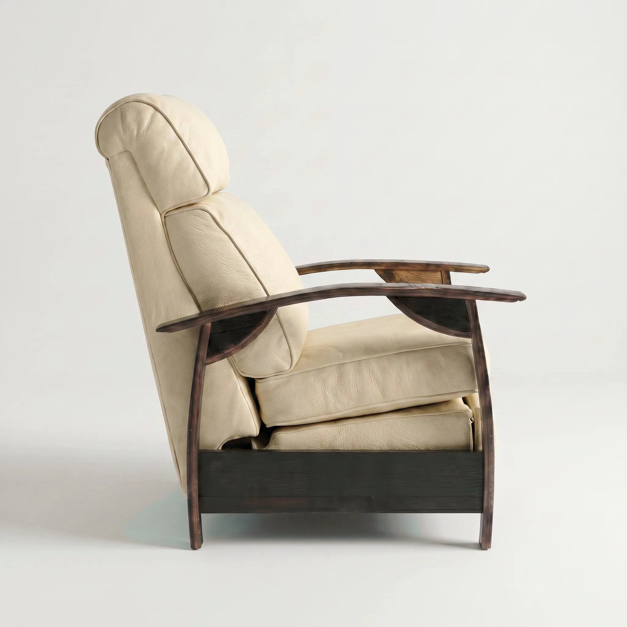 Bad Ass Recliners 03 Big And Tall French Vanilla Side On Closed Edit