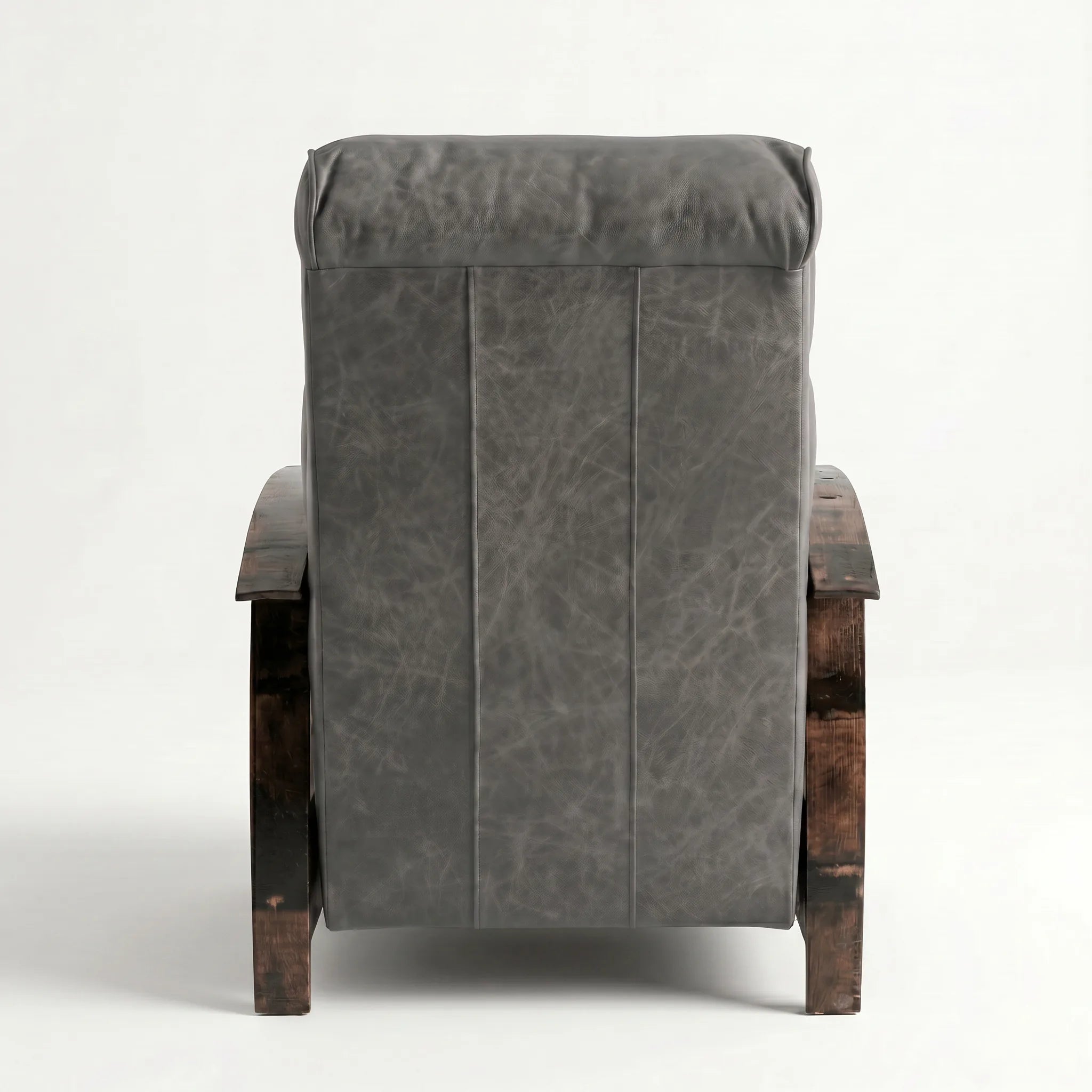Bad Ass Recliners 06 Saloon Gray Back Closed