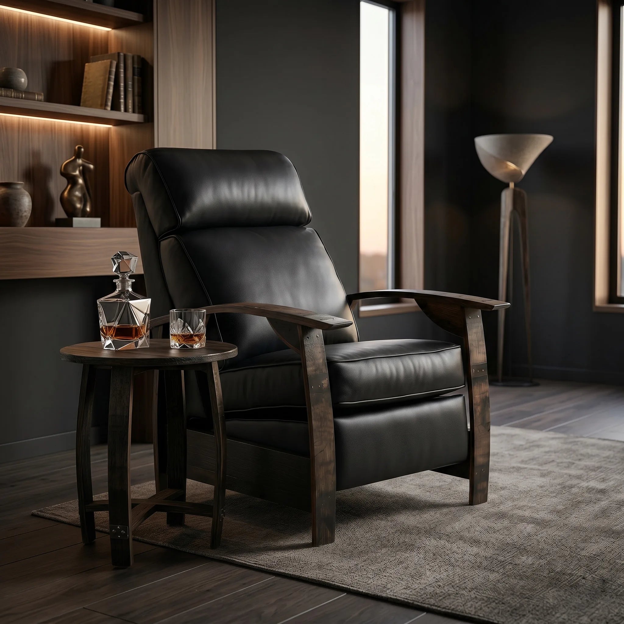 Bad Ass Recliners 09 Regent Black Lifestyle Hero Closed