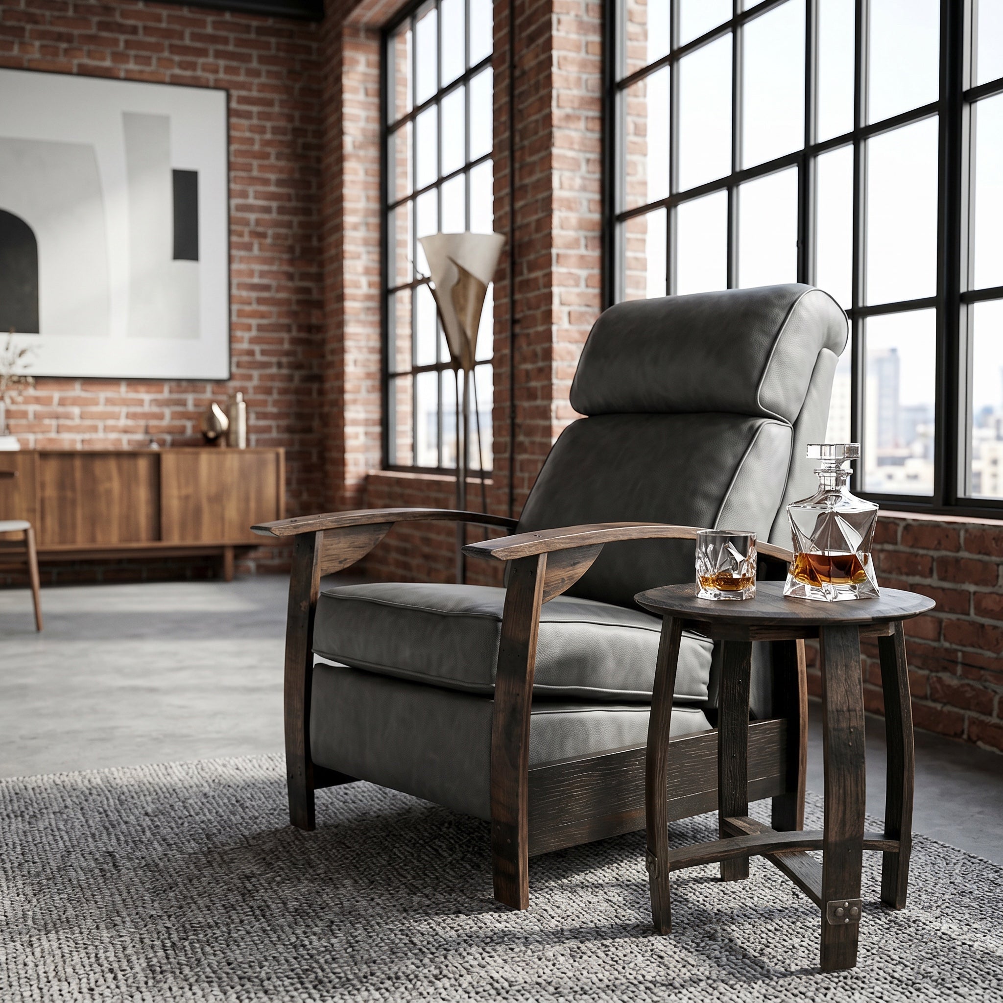 Bad Ass Recliners 09 Saloon Gray Lifestyle Hero Closed