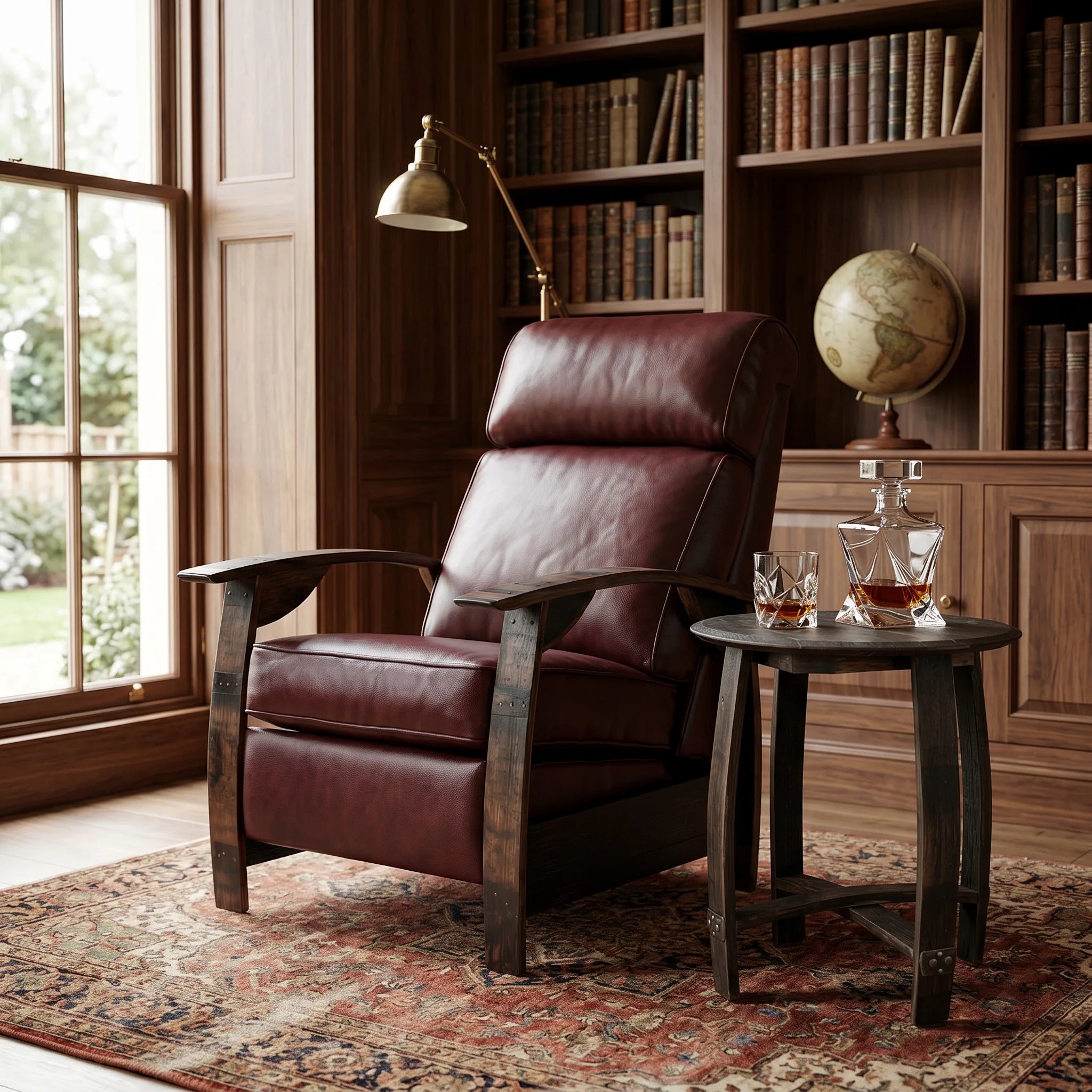 Bad Ass Recliners 09 Saloon Oxblood Lifestyle Hero Closed