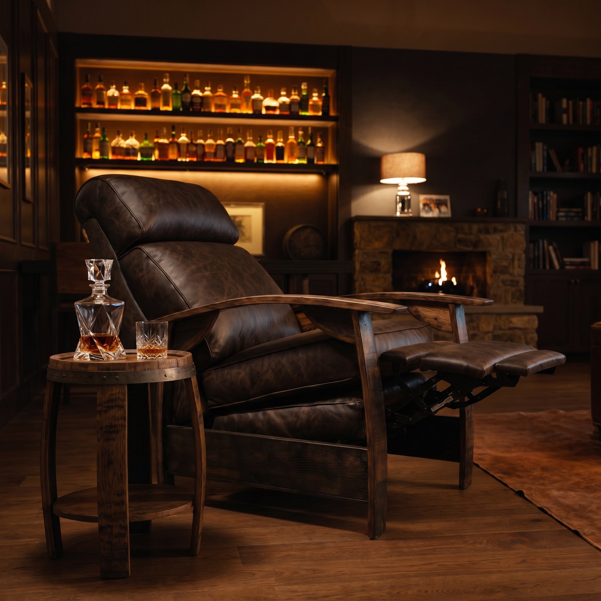 Bad Ass Recliners 11 Saloon Texas Lifestyle Room Closeup