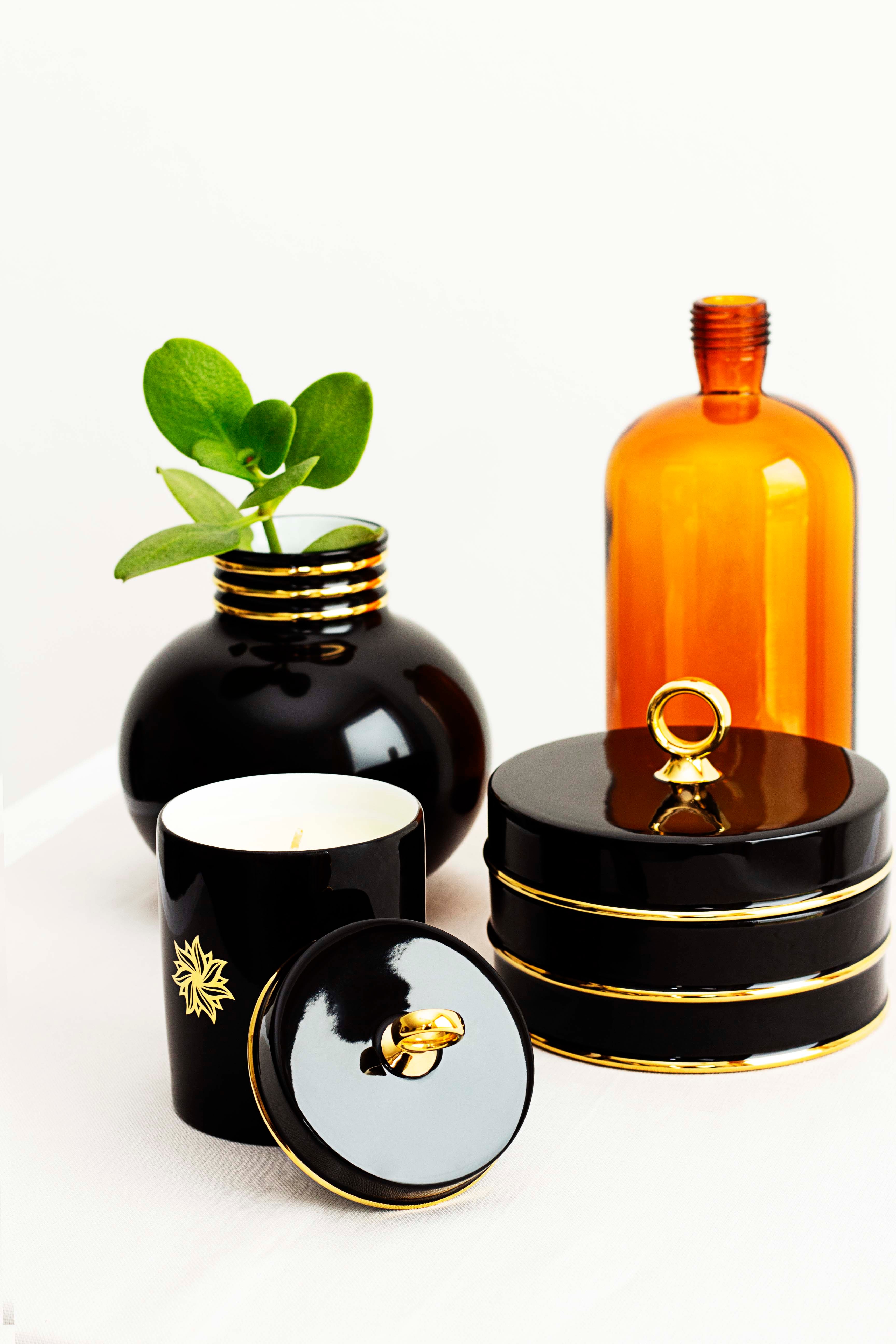 Casanoi Arienne Black Accent Vase