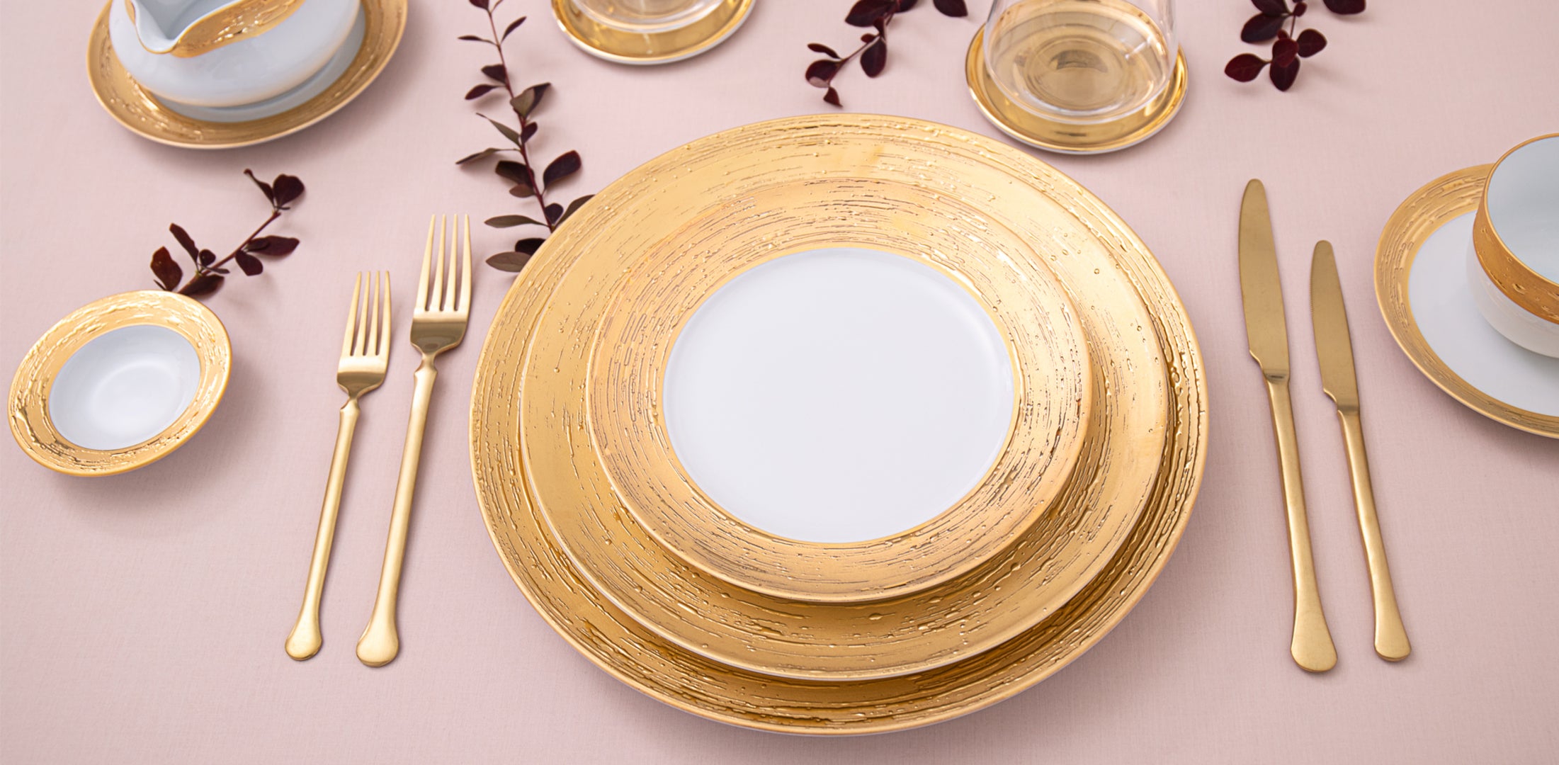 Casanoi Auratus Bread Butter Plate Set Of 4