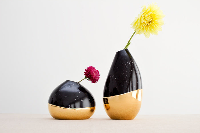 Casanoi Black Galaxy Vase