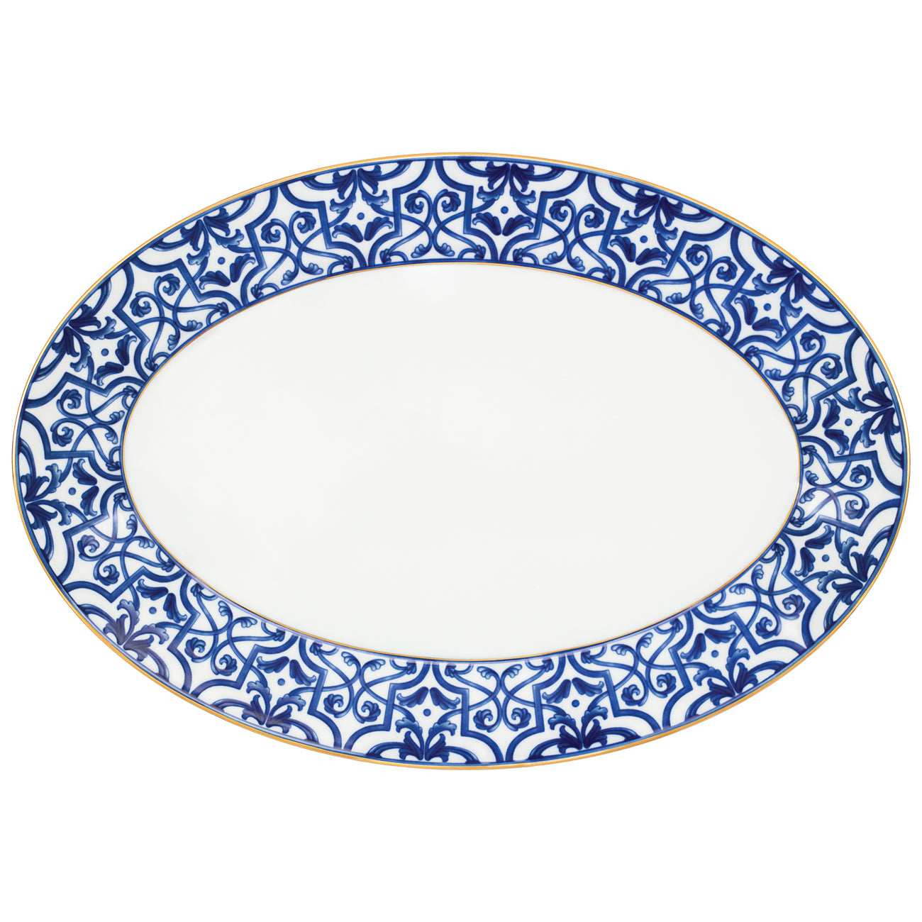 Casanoi Blue Legacy Oval Platter