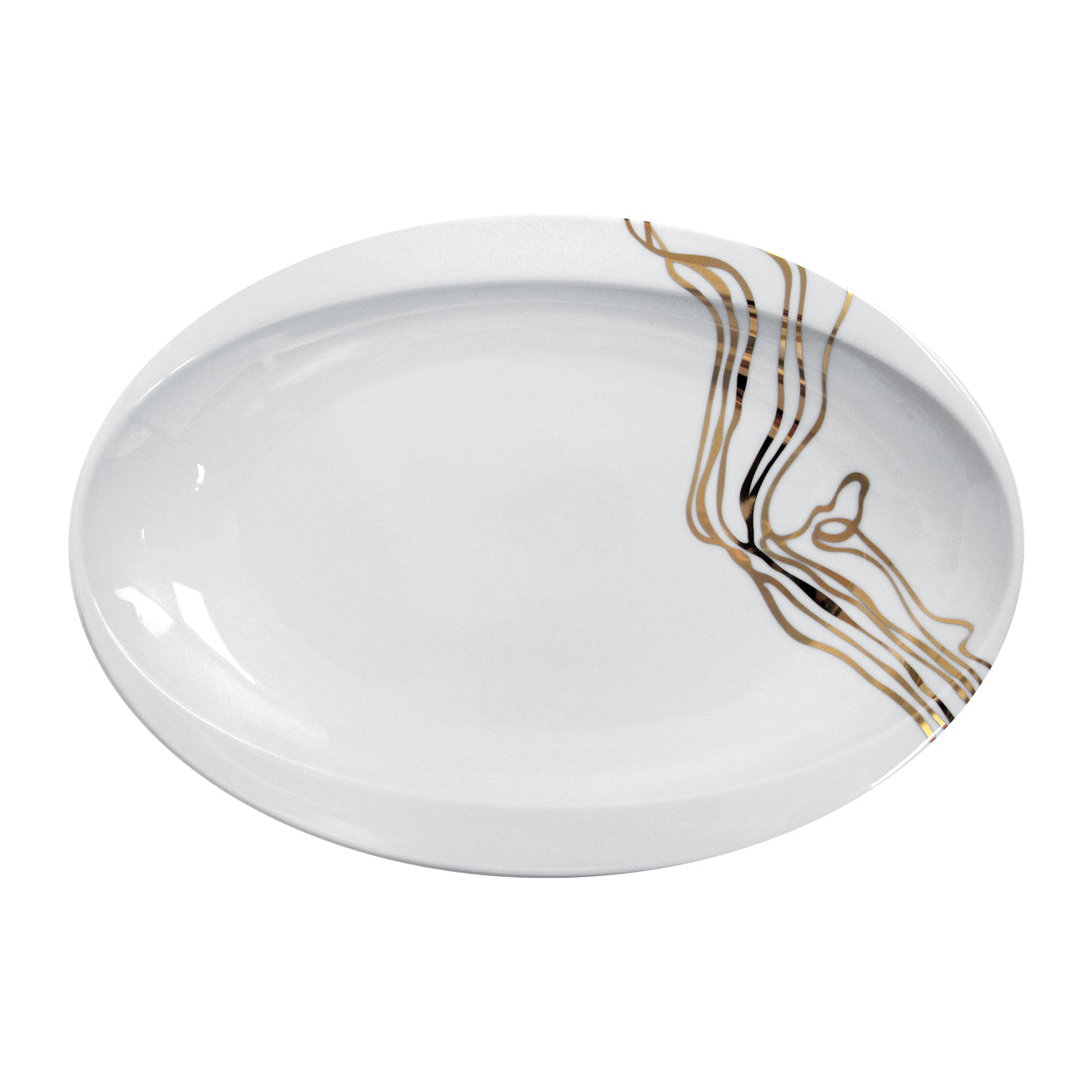 Casanoi Fiume Doro Medium Oval Platter Rental
