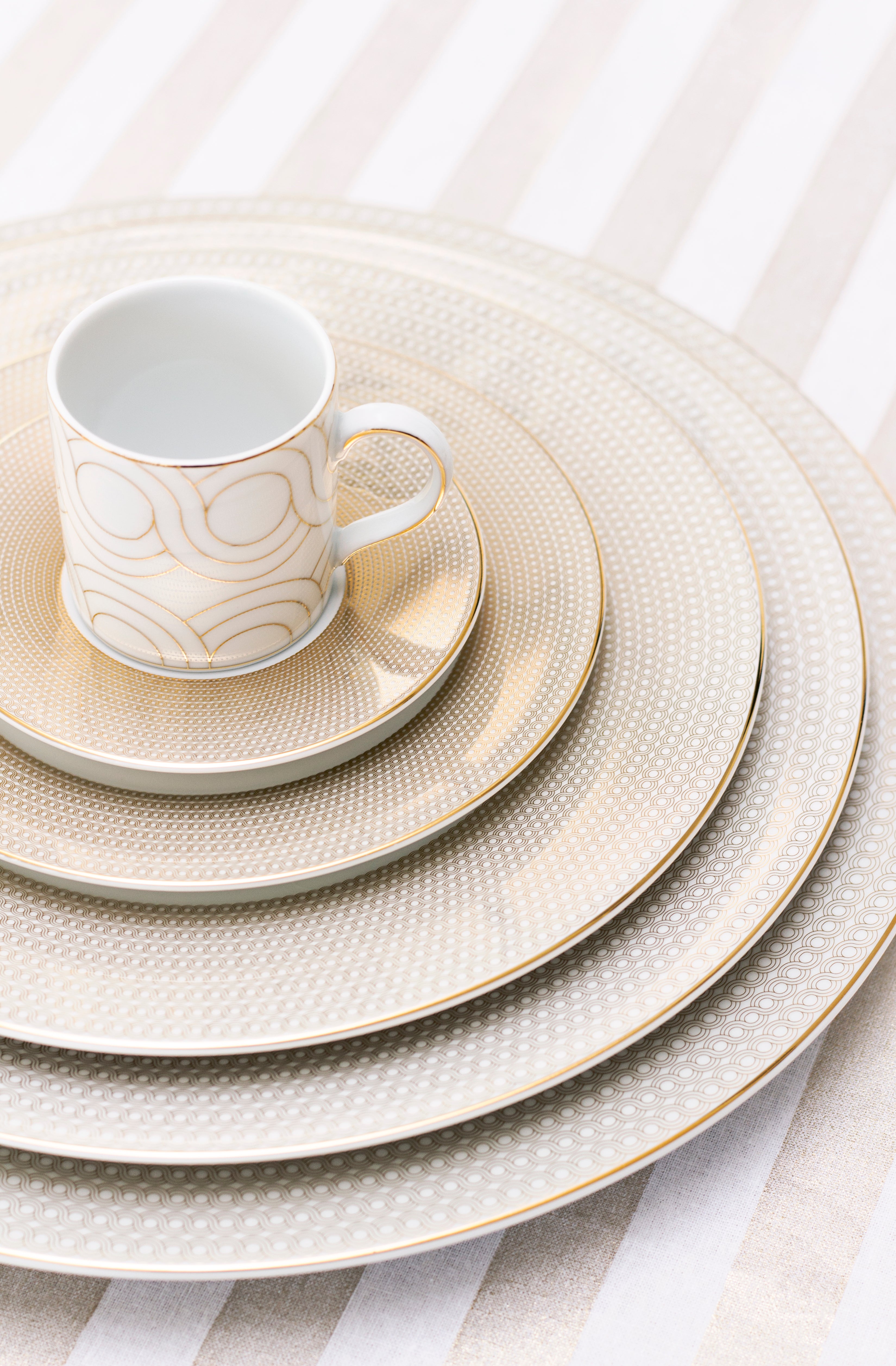 Casanoi Infinity Dessert Bread Butter Plate Set Of 4
