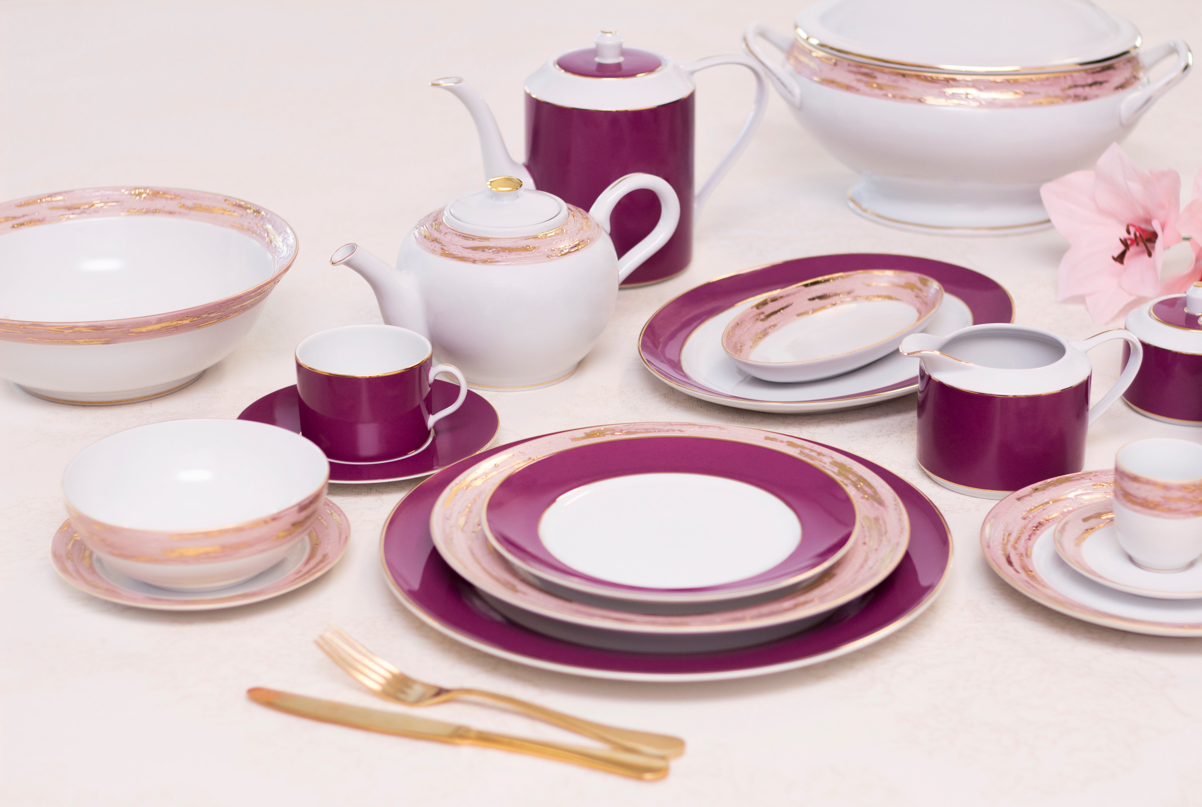 Casanoi Violet Dessert Plate