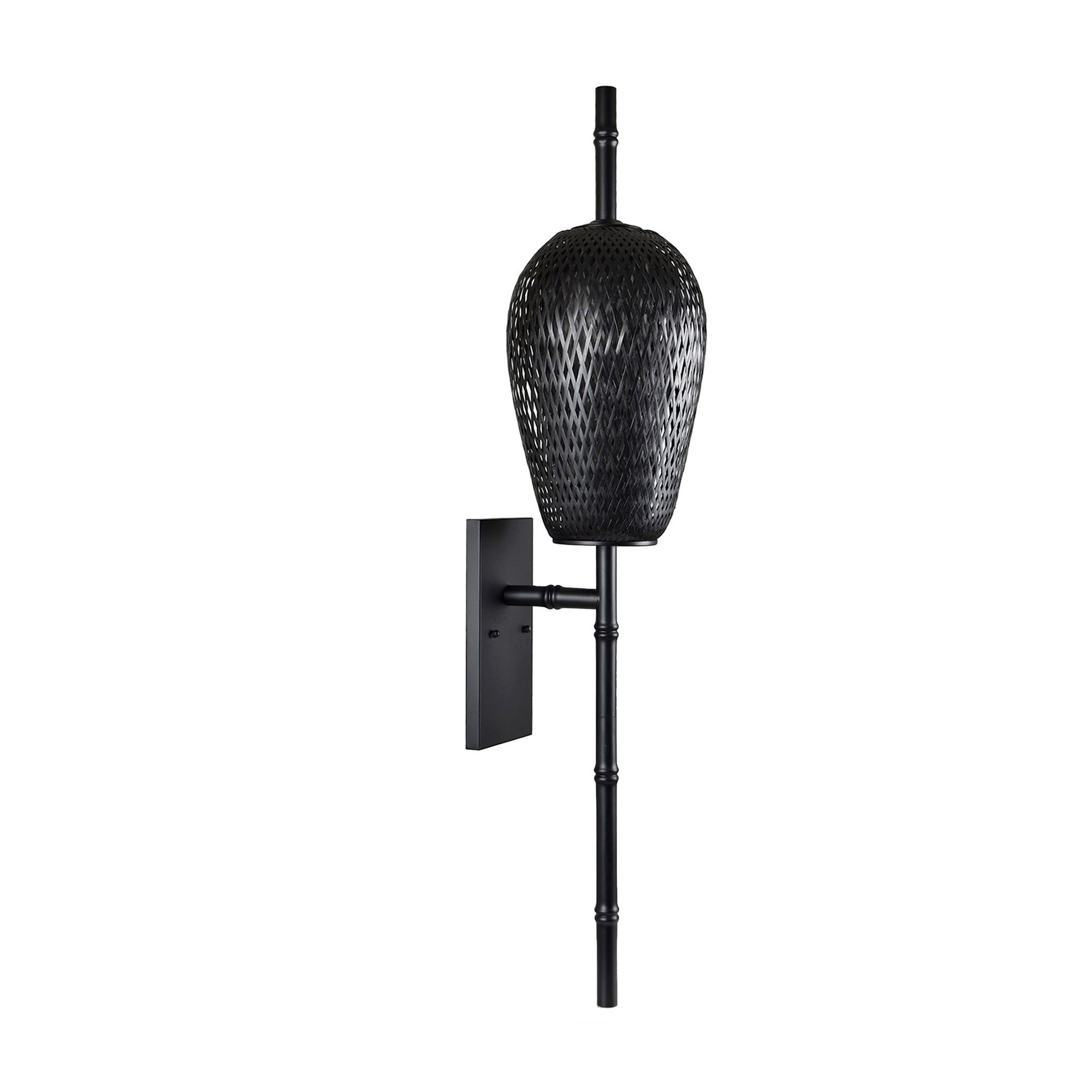 Crestview 43 5 H Rattan Wall Sconce