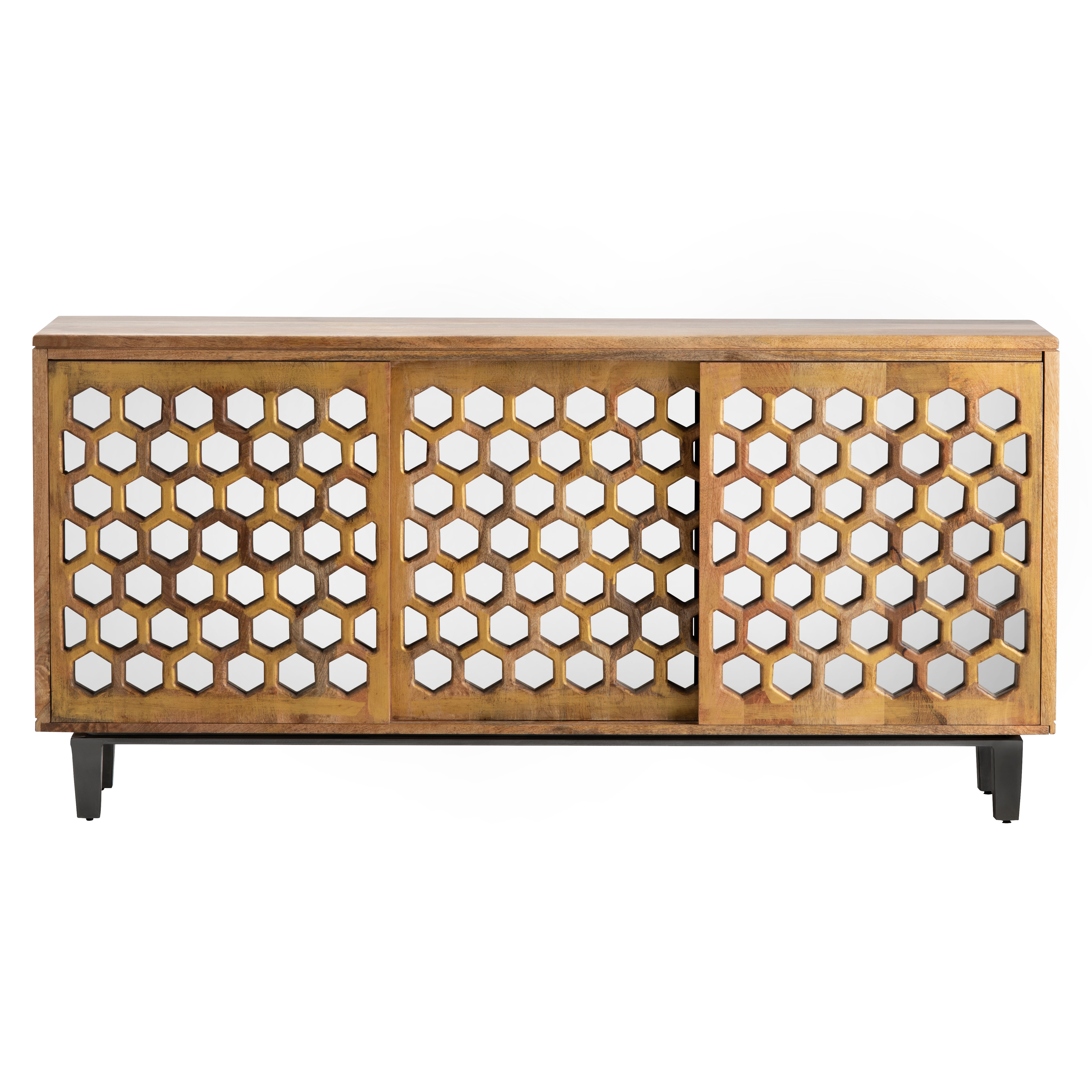 Crestview Bengal Manor Honeycomb Sideboard