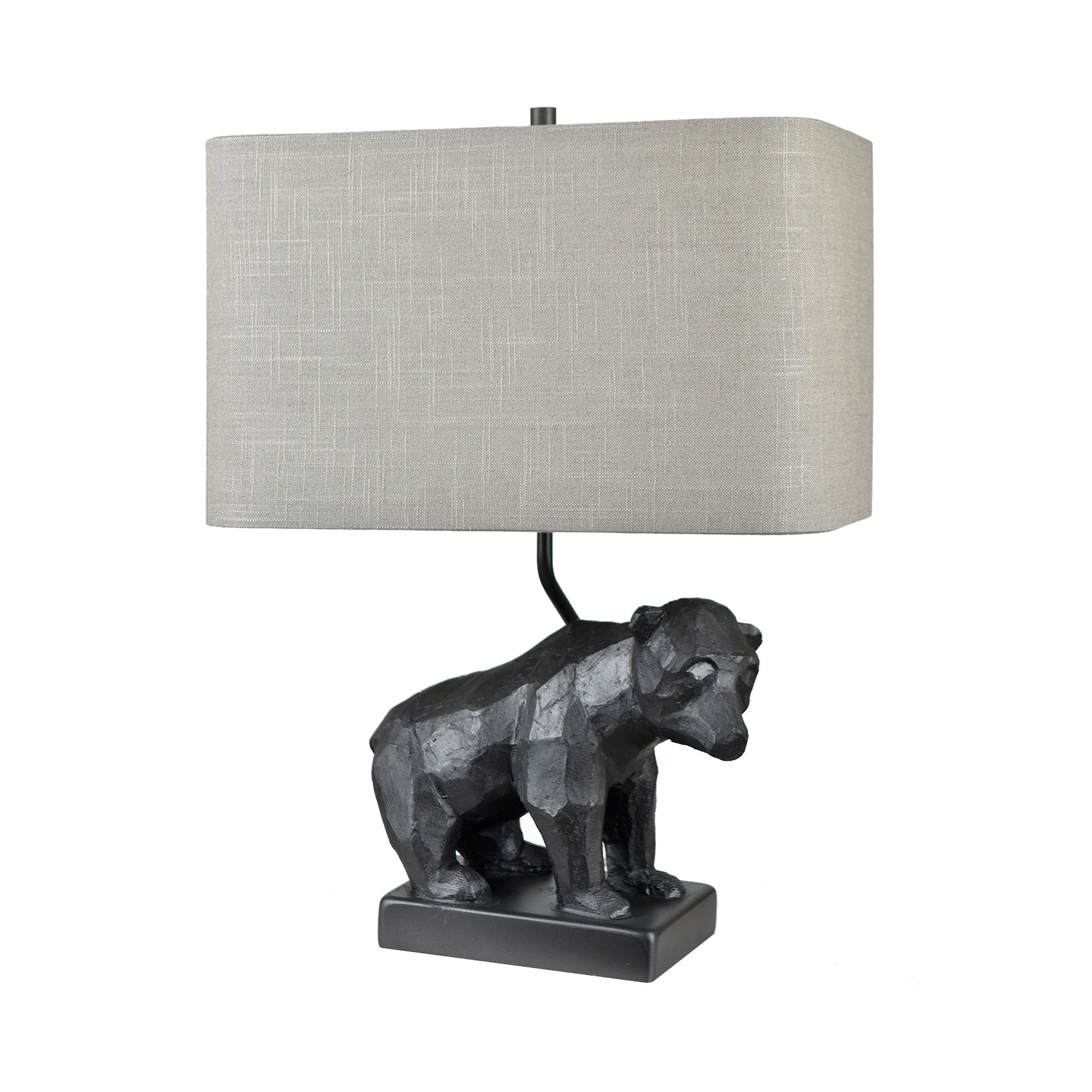 Crestview Black Bear Table Lamp