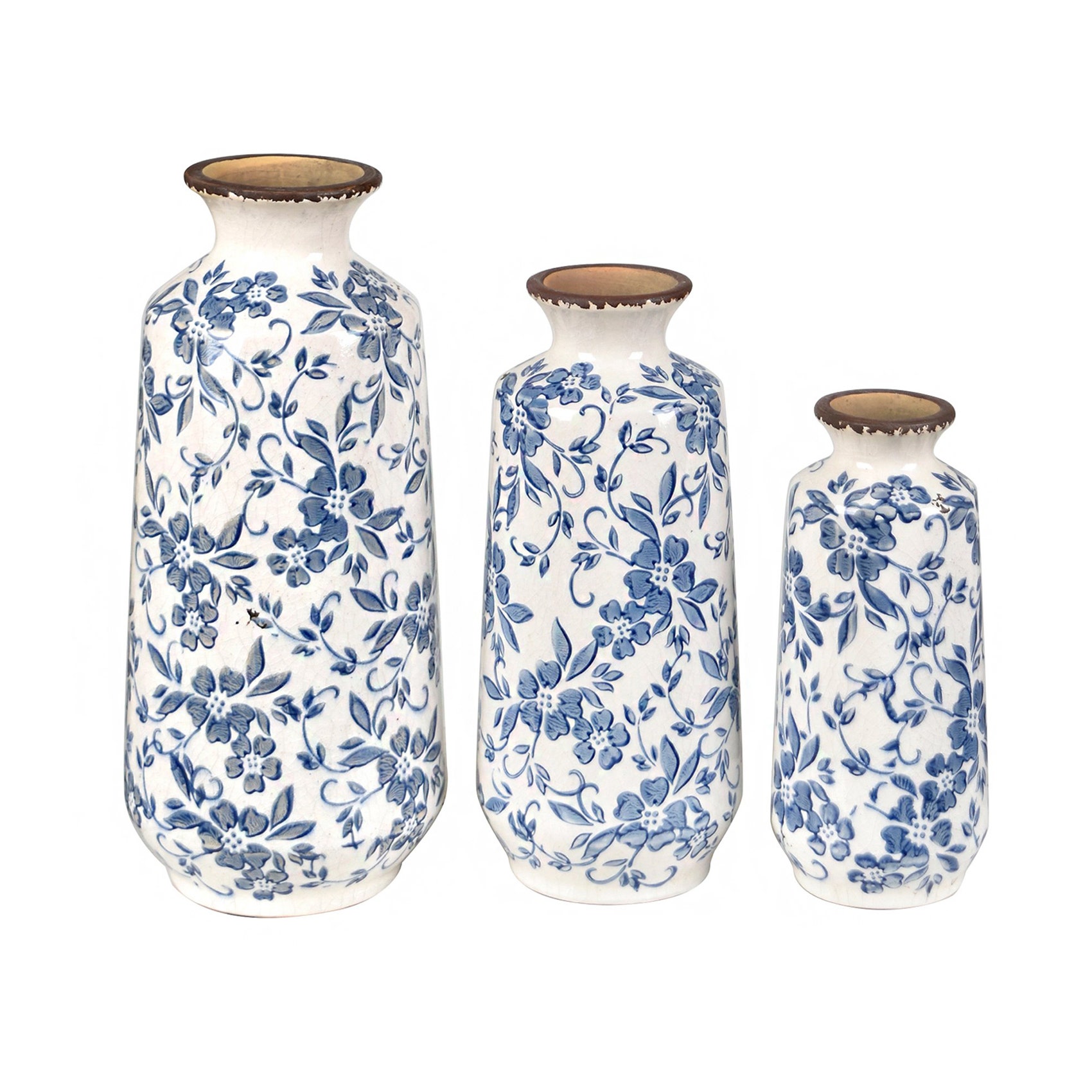 Crestview Blue Bonnet Vases