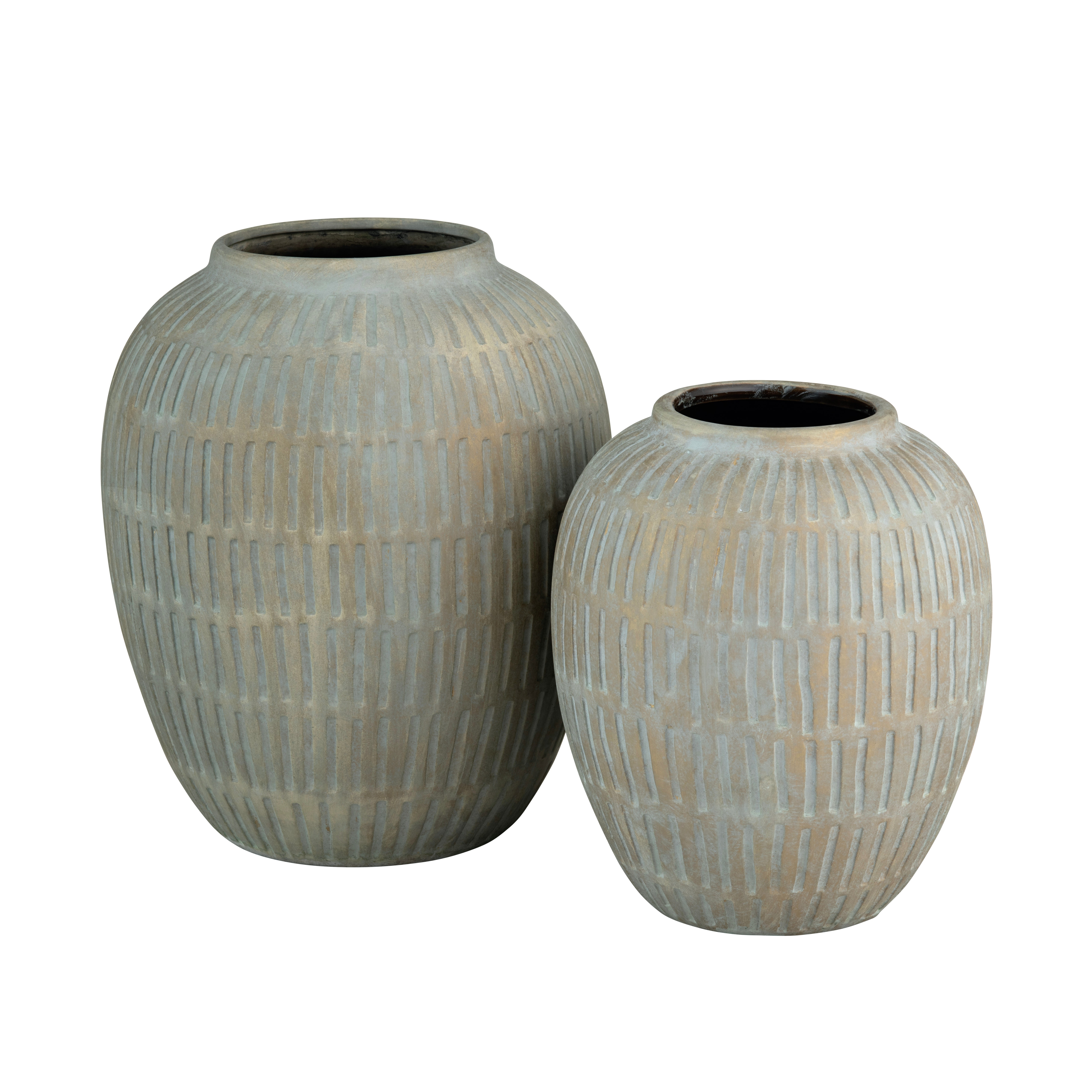 Crestview Cannon Urn Vases