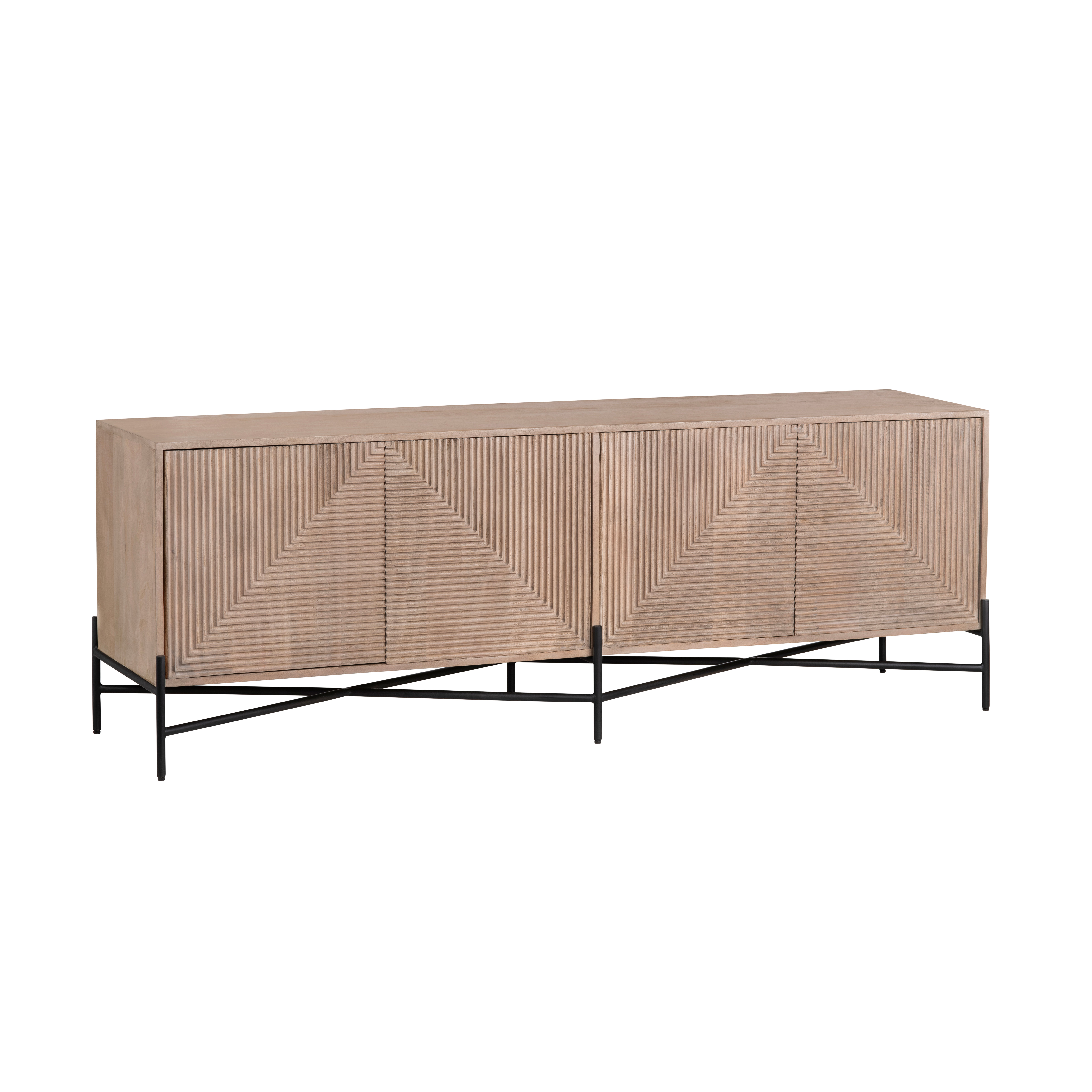 Crestview Cordell Four Door Cabinet