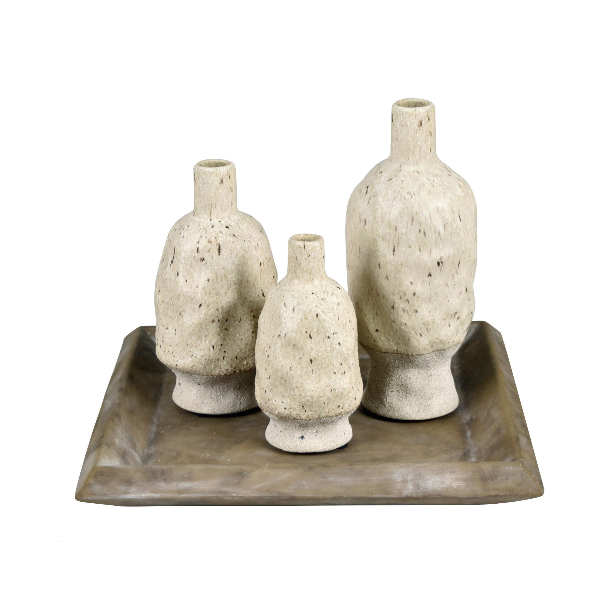 Crestview Darrow Vases Tray
