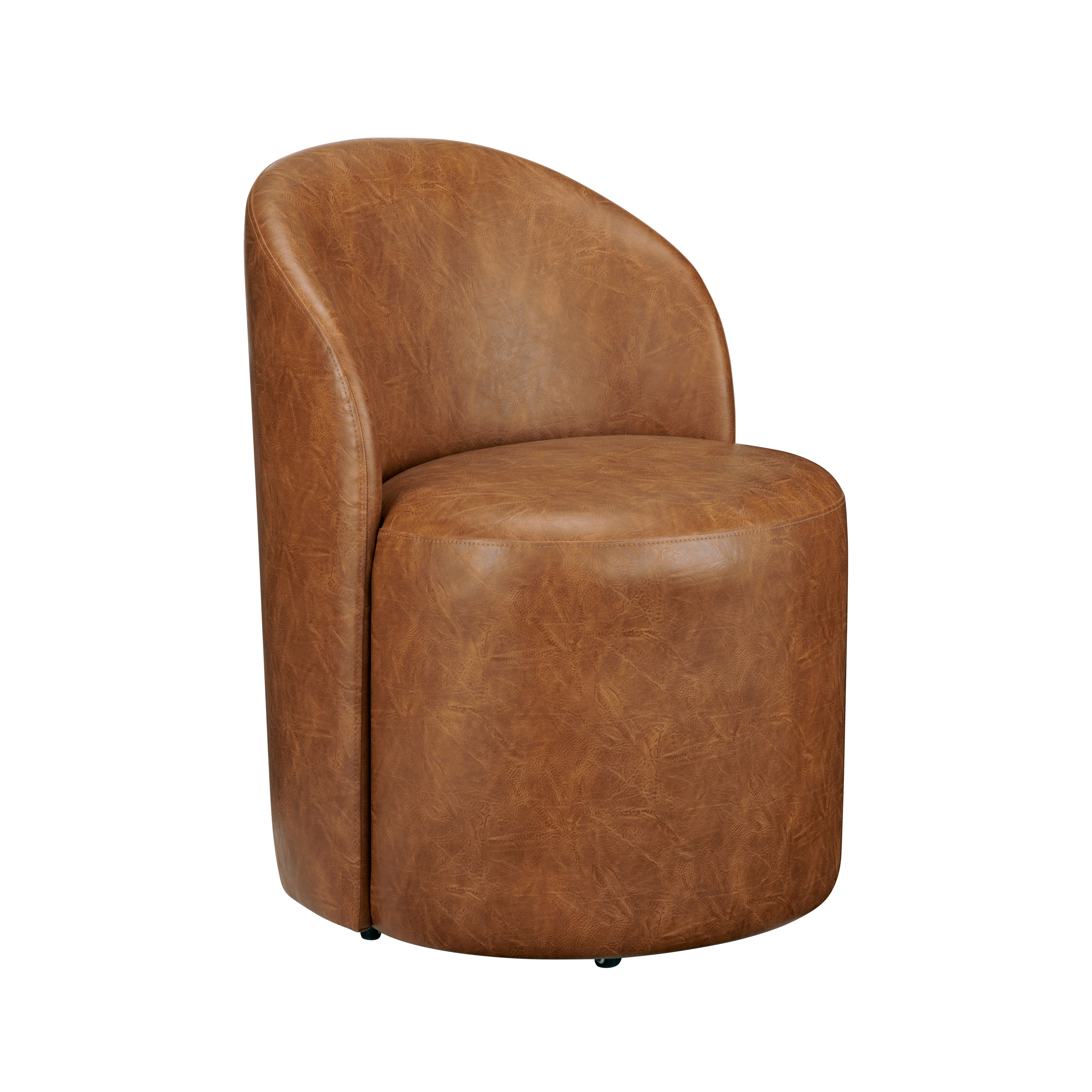 Crestview Fairfax Dining Chair Cognac