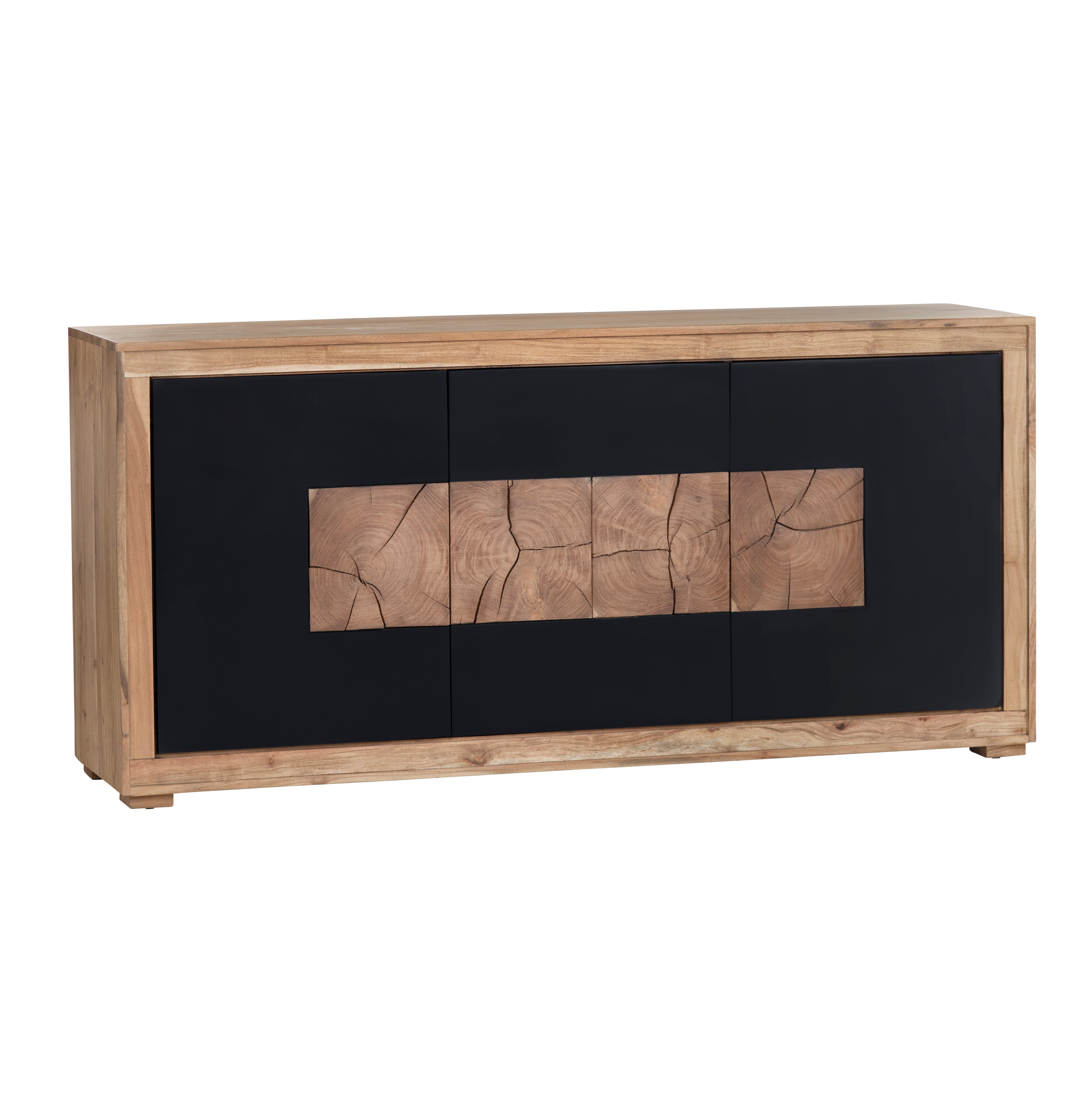 Crestview Heartwood Three Door Console