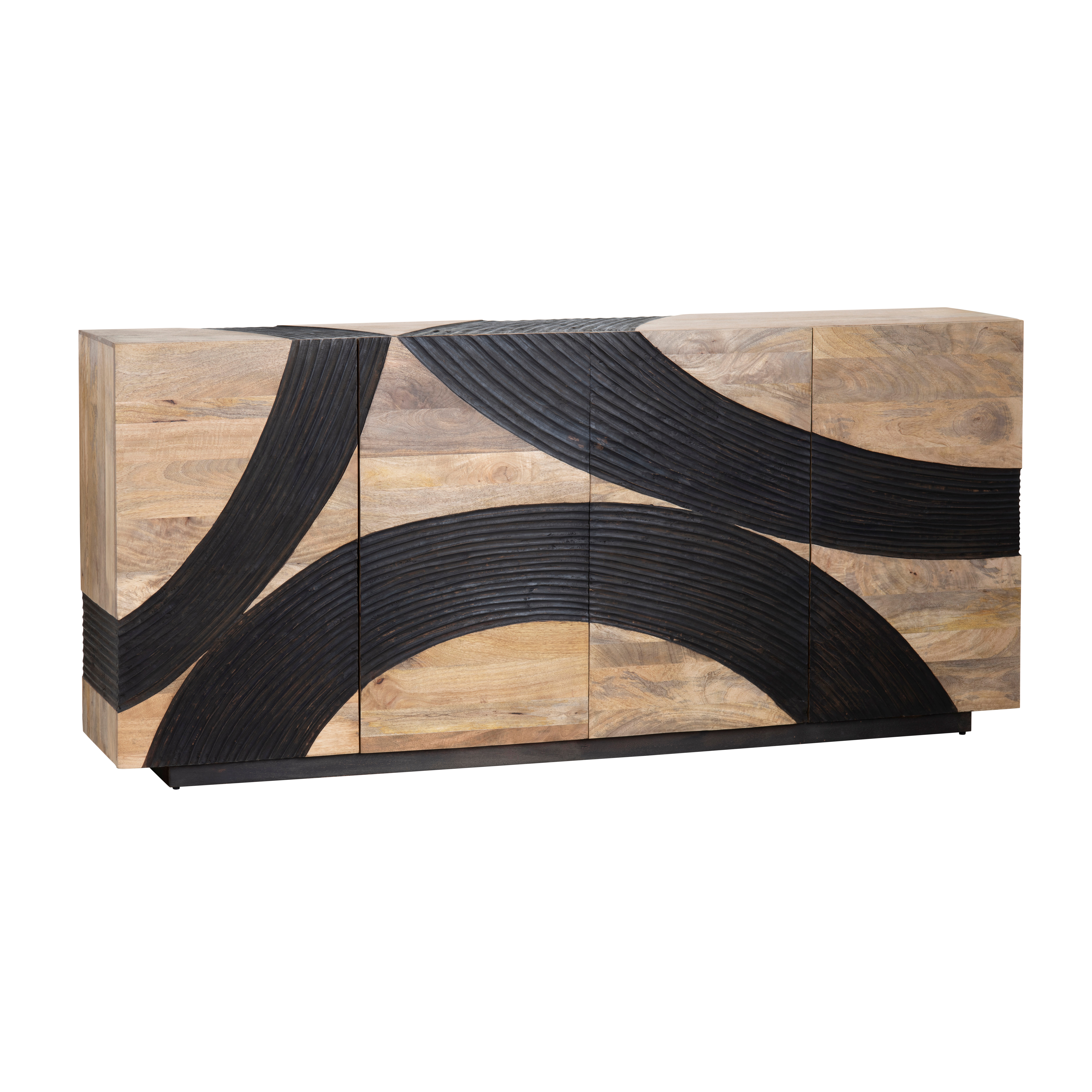 Crestview Lennox Four Door Sideboard