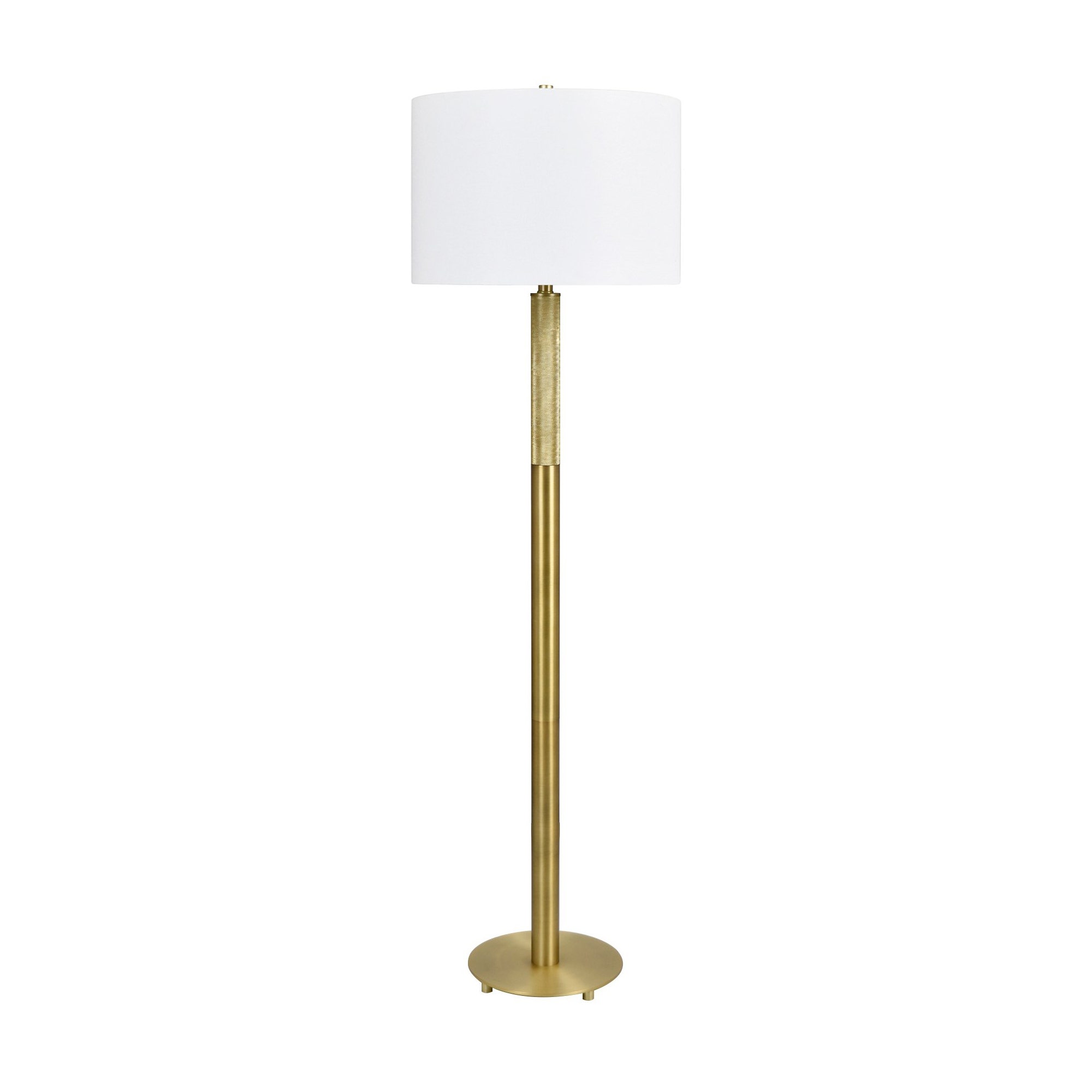 Crestview Lochley Gold Floor Lamp