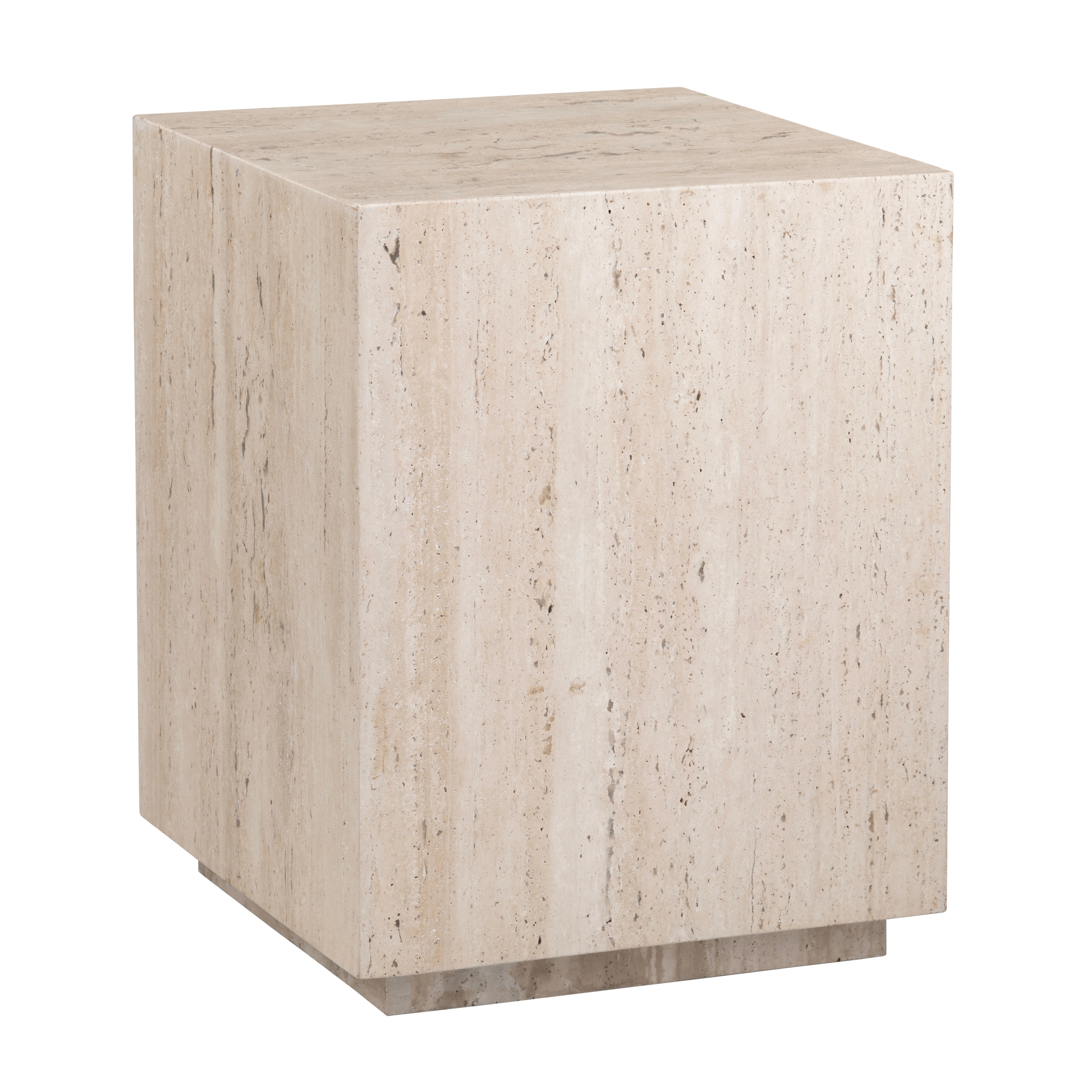 Crestview Palermo Travertine End Table