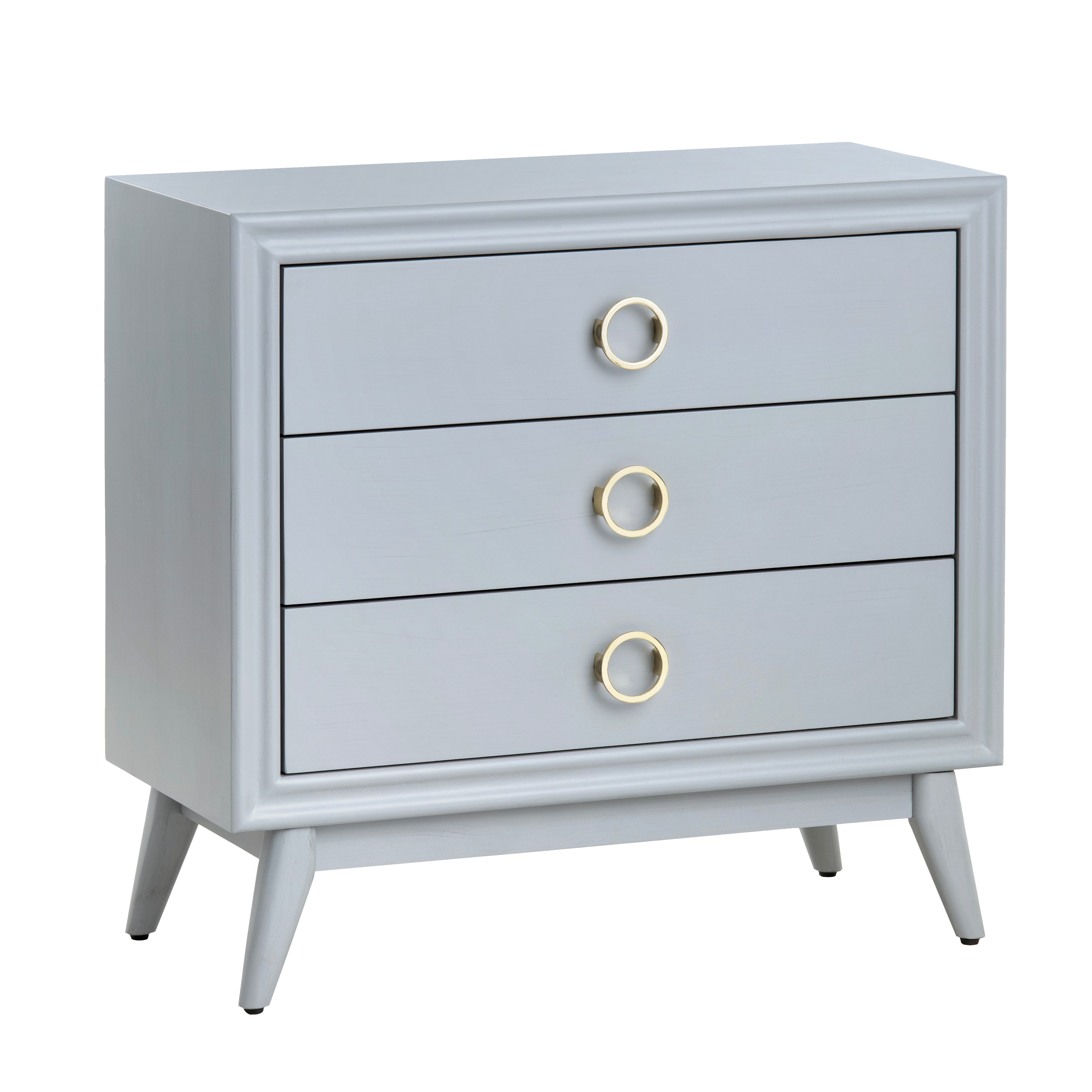 Crestview Pomeroy Light Grey Chest
