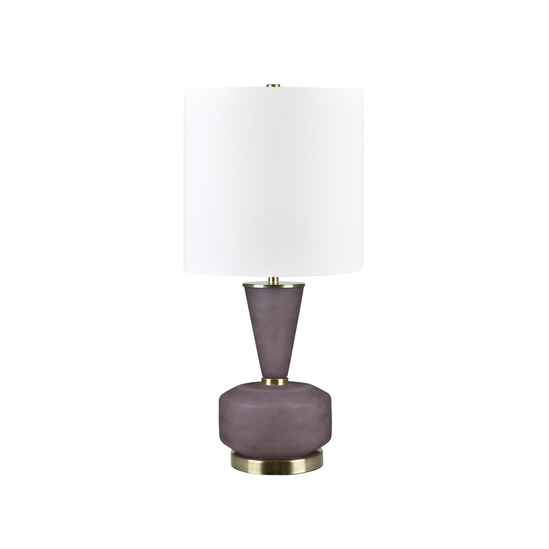 Crestview Purple Emmeline Table Lamp