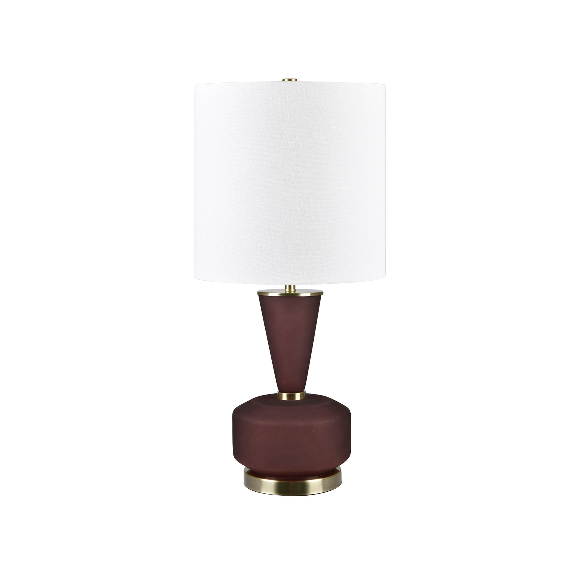 Crestview Red Emmeline Table Lamp