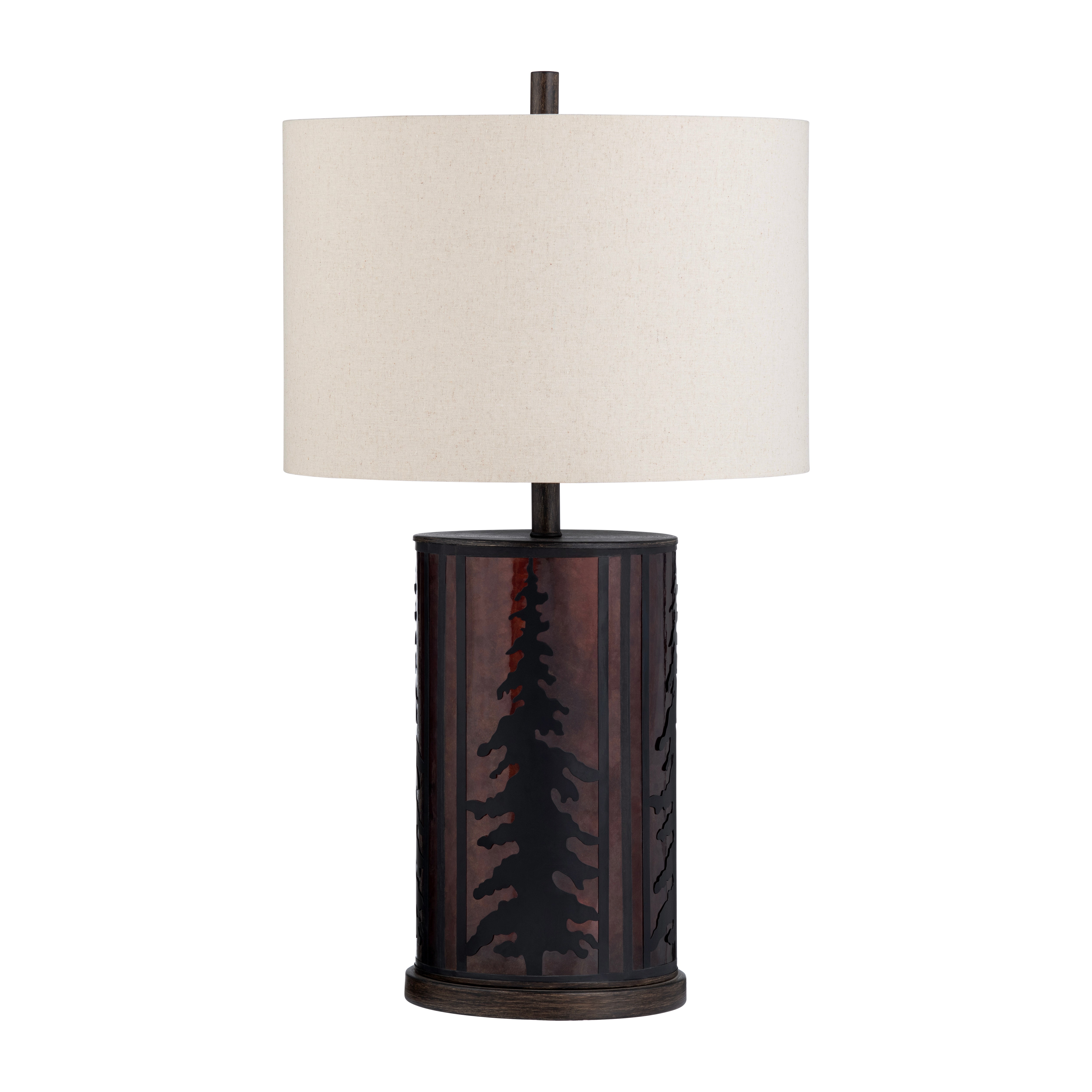 Crestview Rowan Oak Table Lamp
