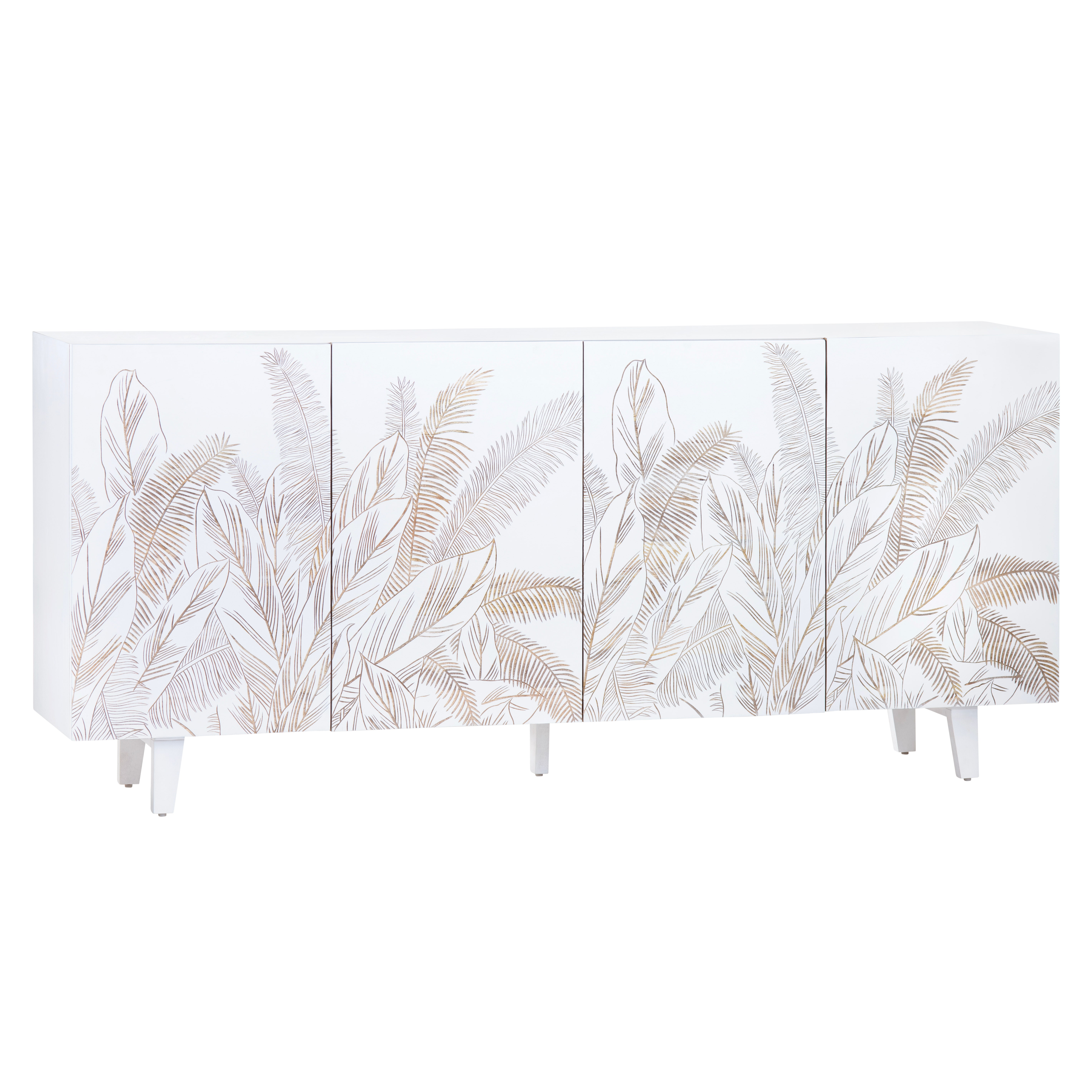 Crestview Seaside Four Door Sideboard