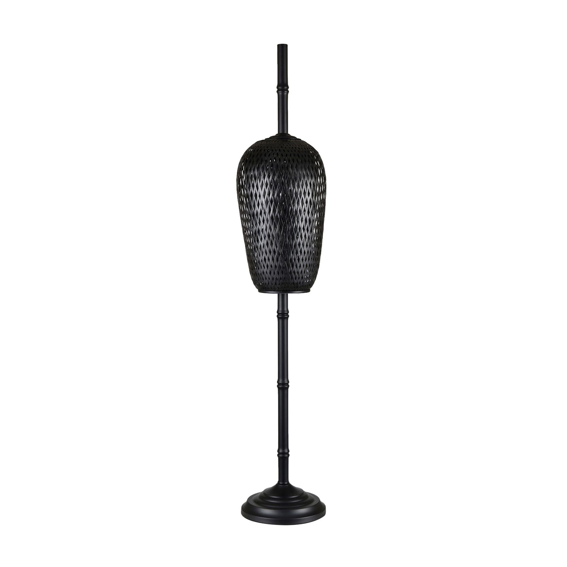 Crestview Seraphina Rattan Buffet Lamp