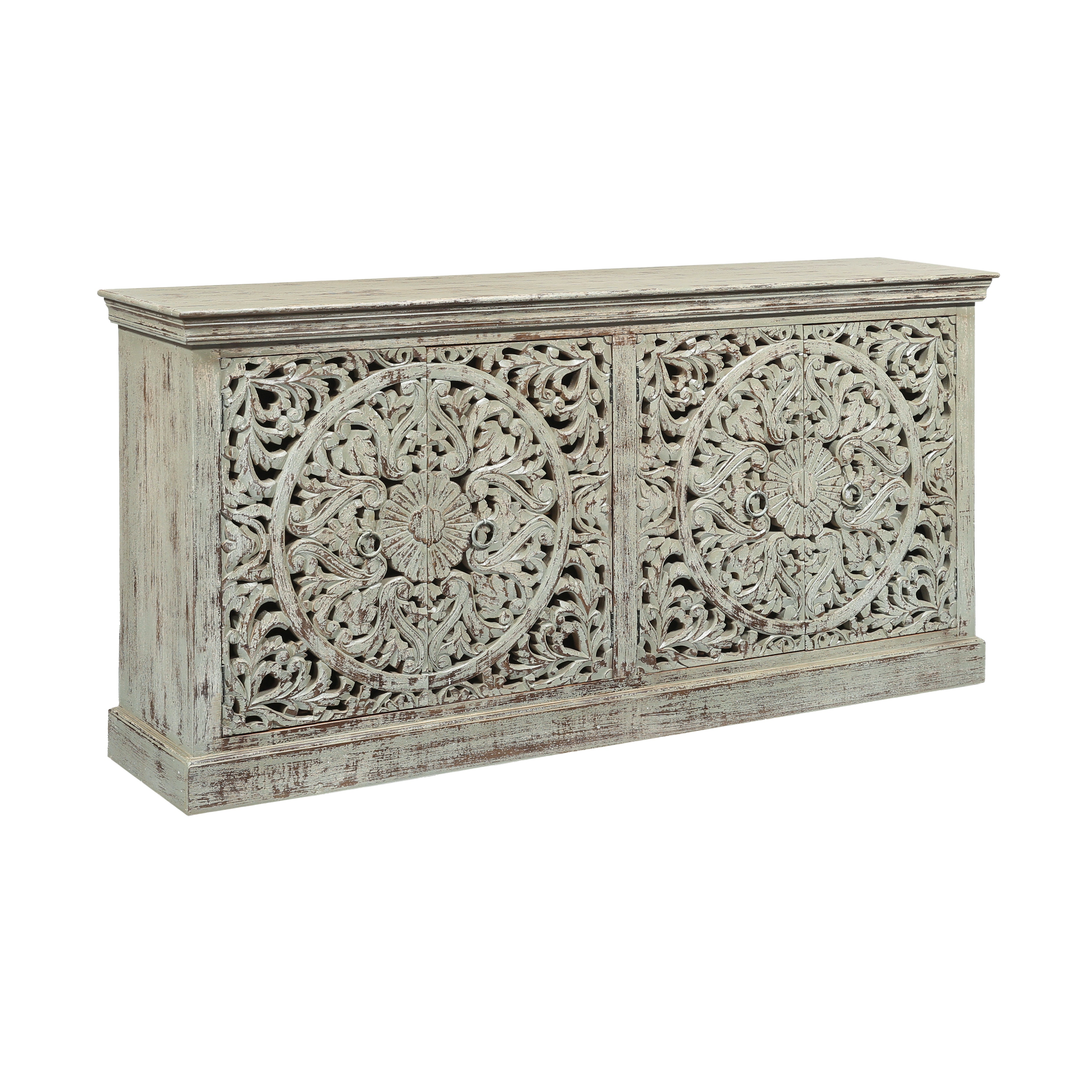 Crestview Sundara Four Door Sideboard