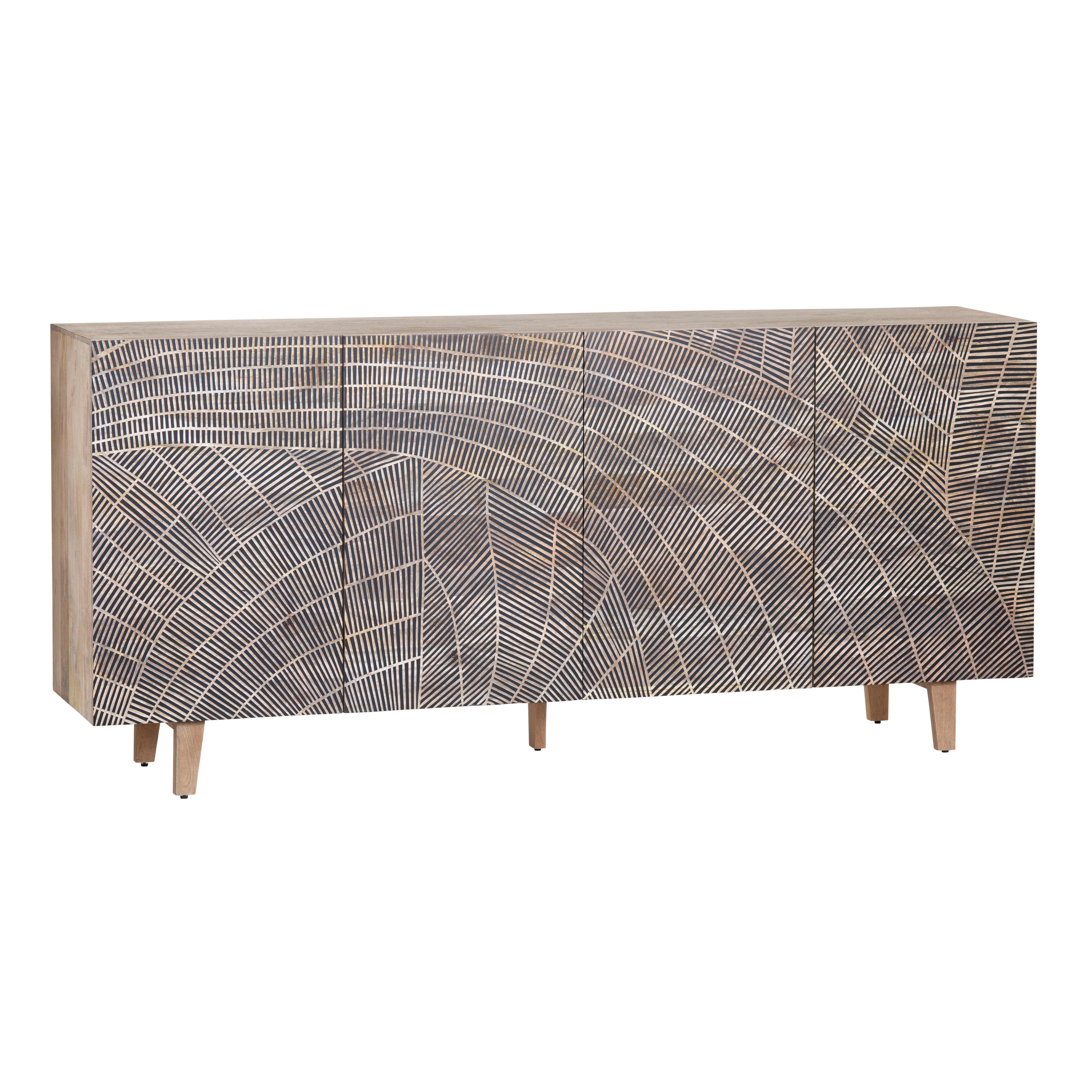 Crestview Zambia Four Door Sideboard