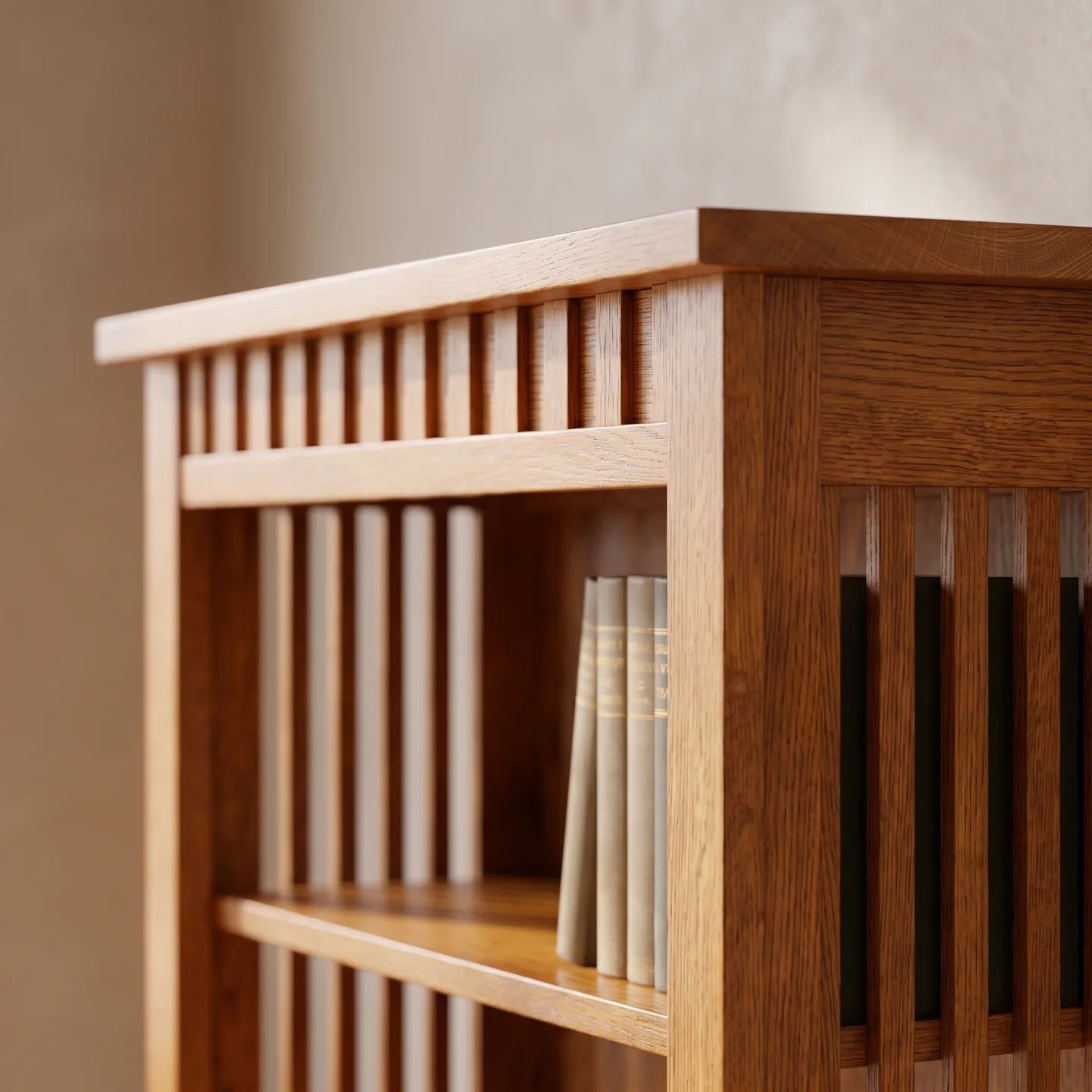 Trend Manor 60 Bookcase Solid Oak 1041