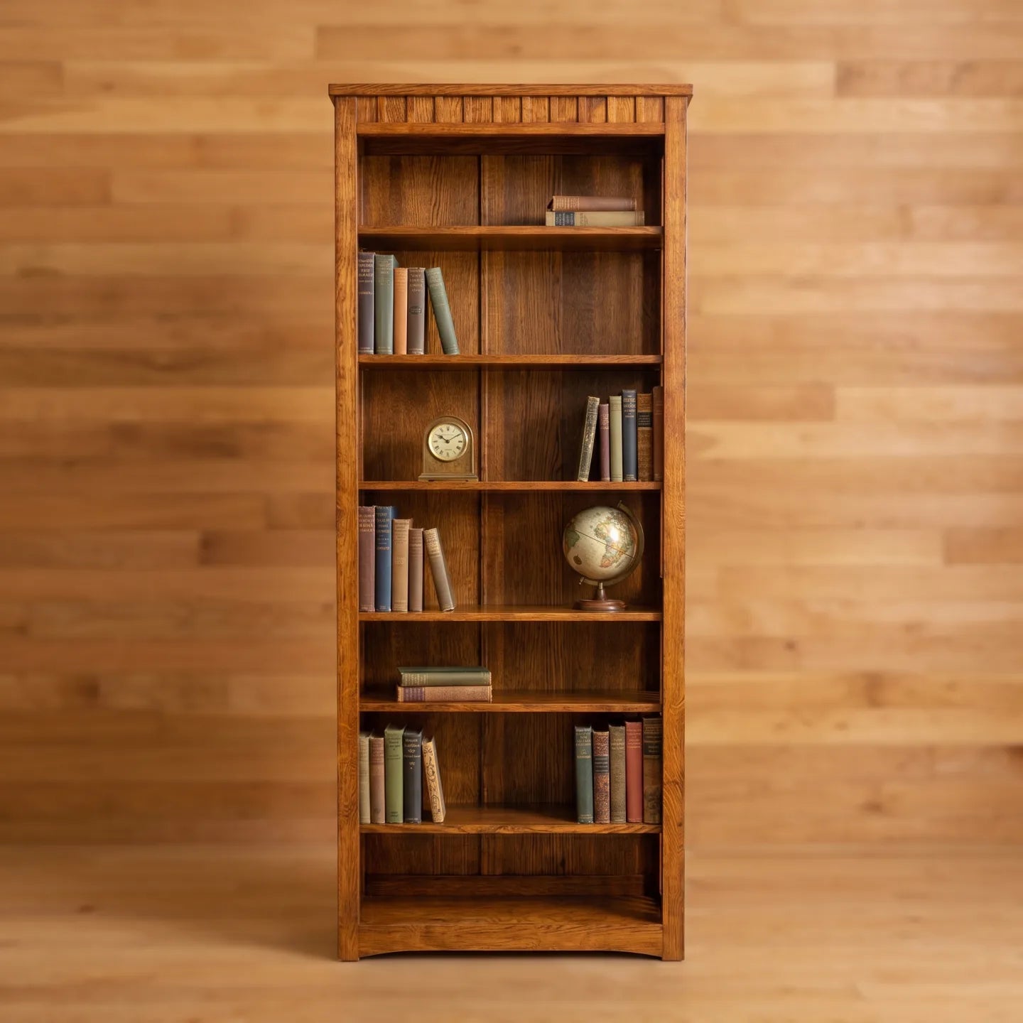 Trend Manor 84 Bookcase Solid Oak 1039