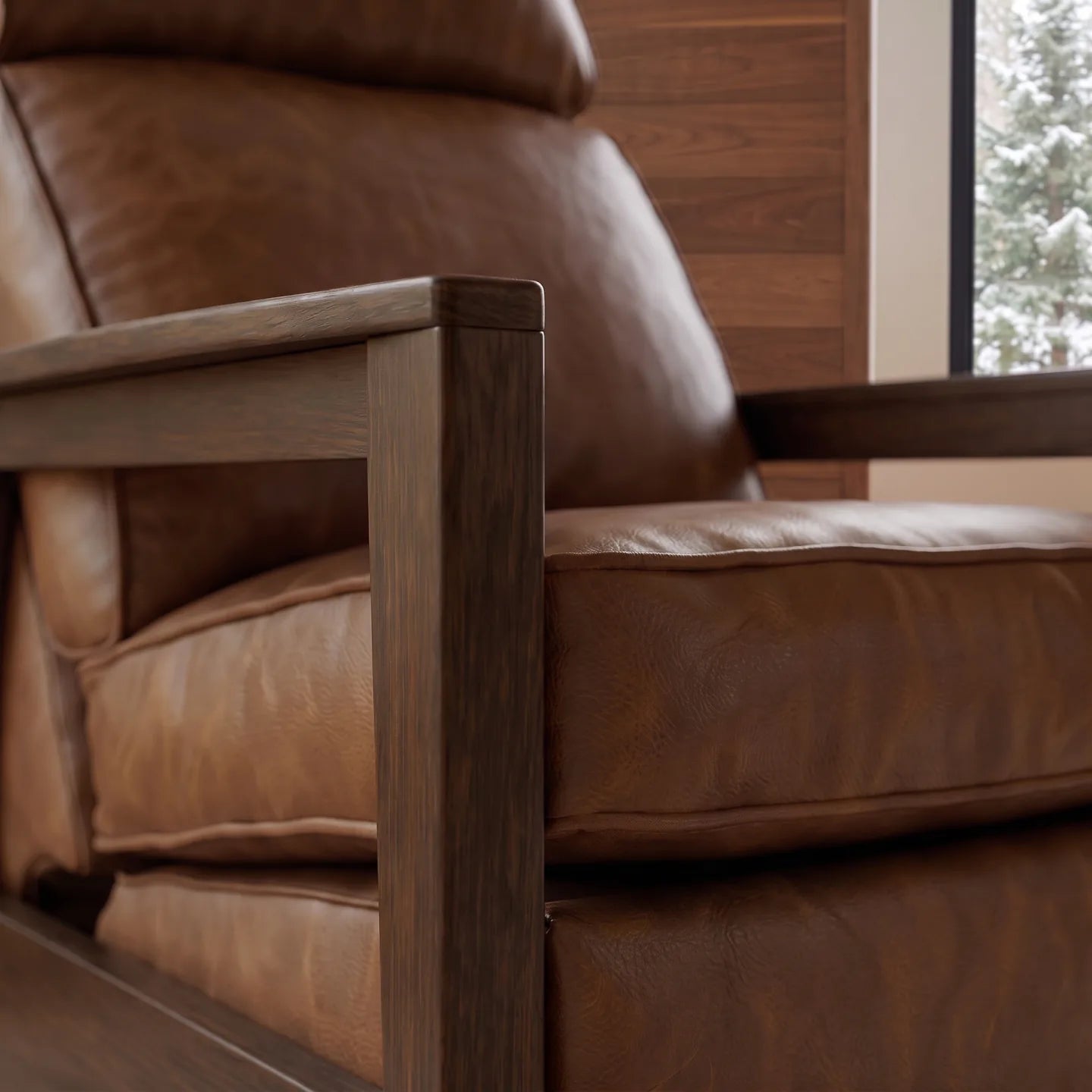 Trend Manor Mid Century Modern Recliner