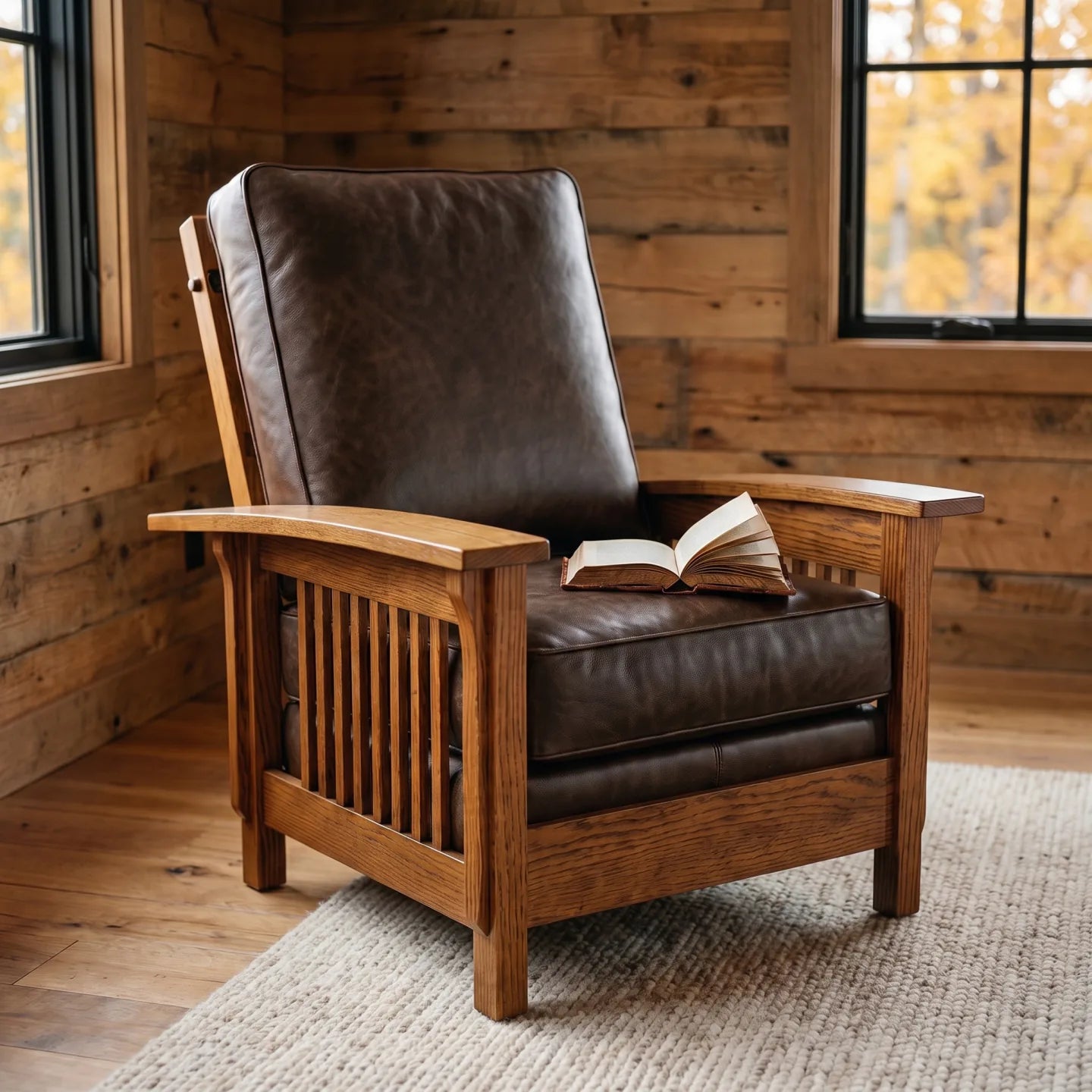 Trend Manor Morris Armchair Solid Oak 908