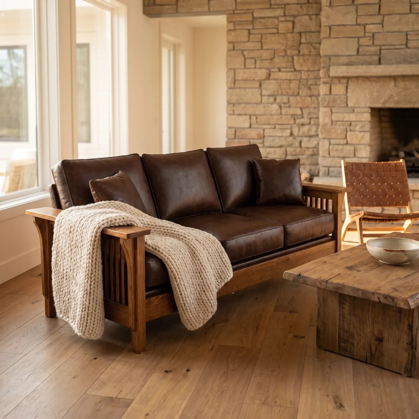 Trend Manor Sofa Solid Oak 900