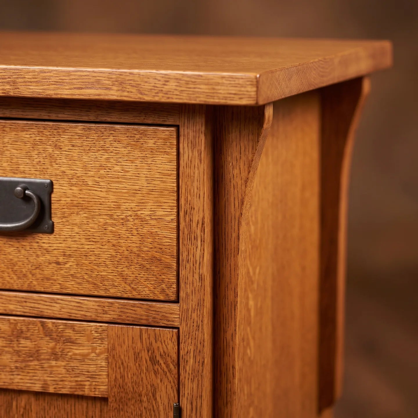 Trend Manor Spacesaver Nightstand Solid American Oak Heirloom Quality With 7 Step Finish 3195