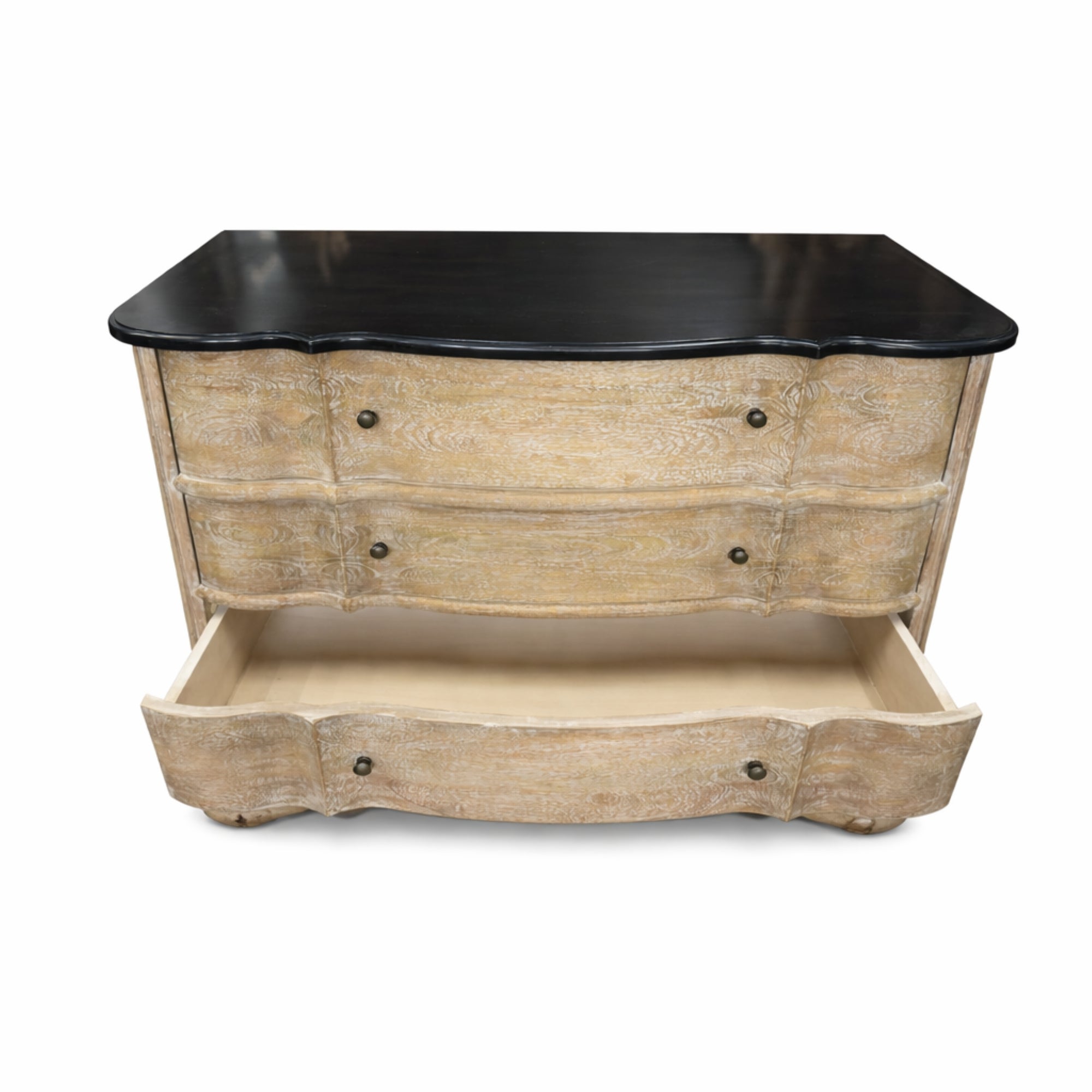 Zentique WHT726 E272 Bottom Drawer Opn